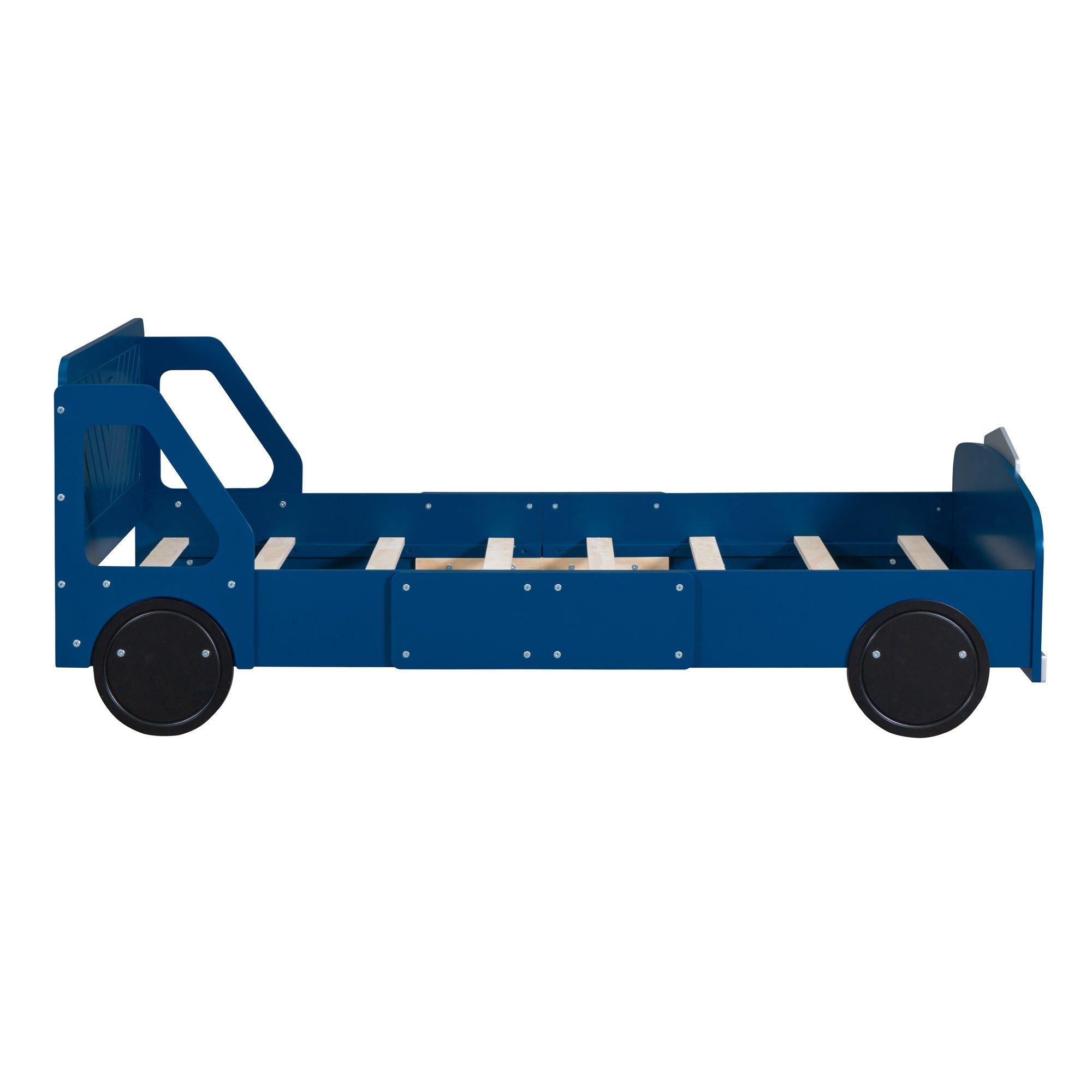 Car Shaped Platform Bed With Wheels