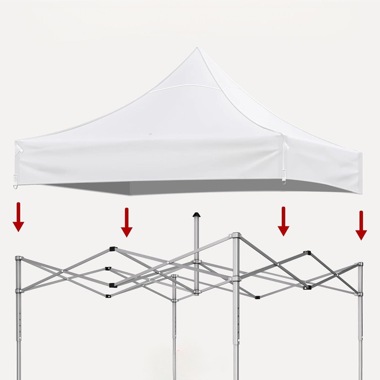 Canopy Replacement Top With 4 Pack W8 Bags