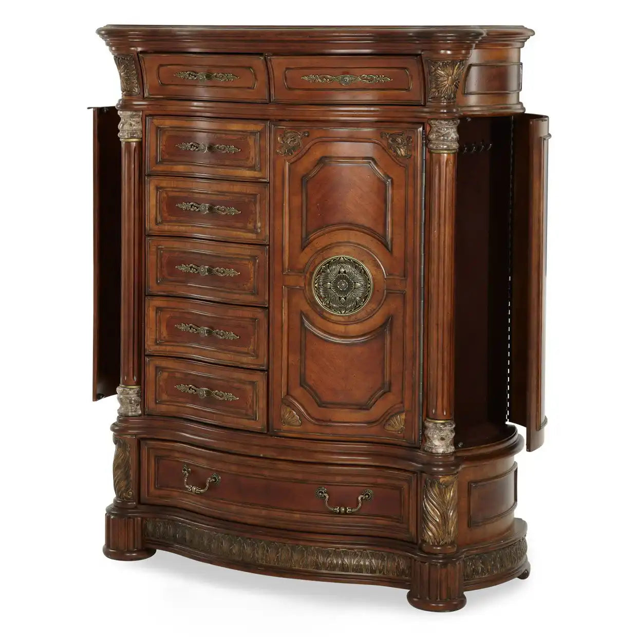 Villa Valencia - Gentleman's Chest - Classic Chestnut - Best Buy Furniture