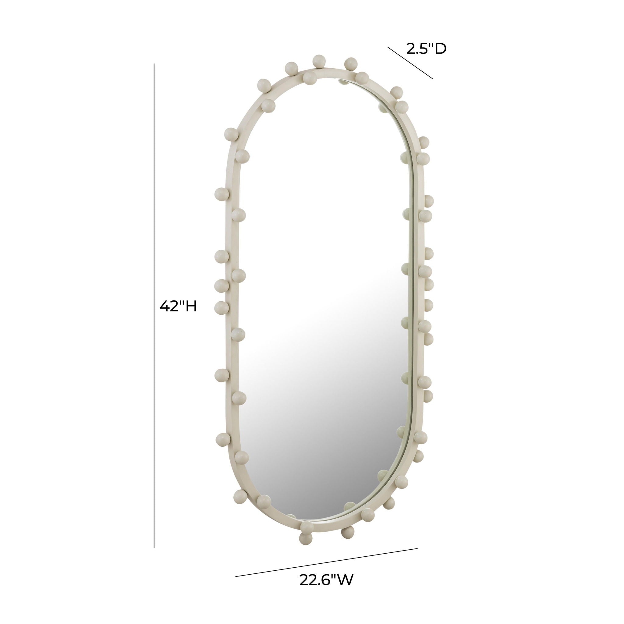 Bubbles - Oval Wall Mirror
