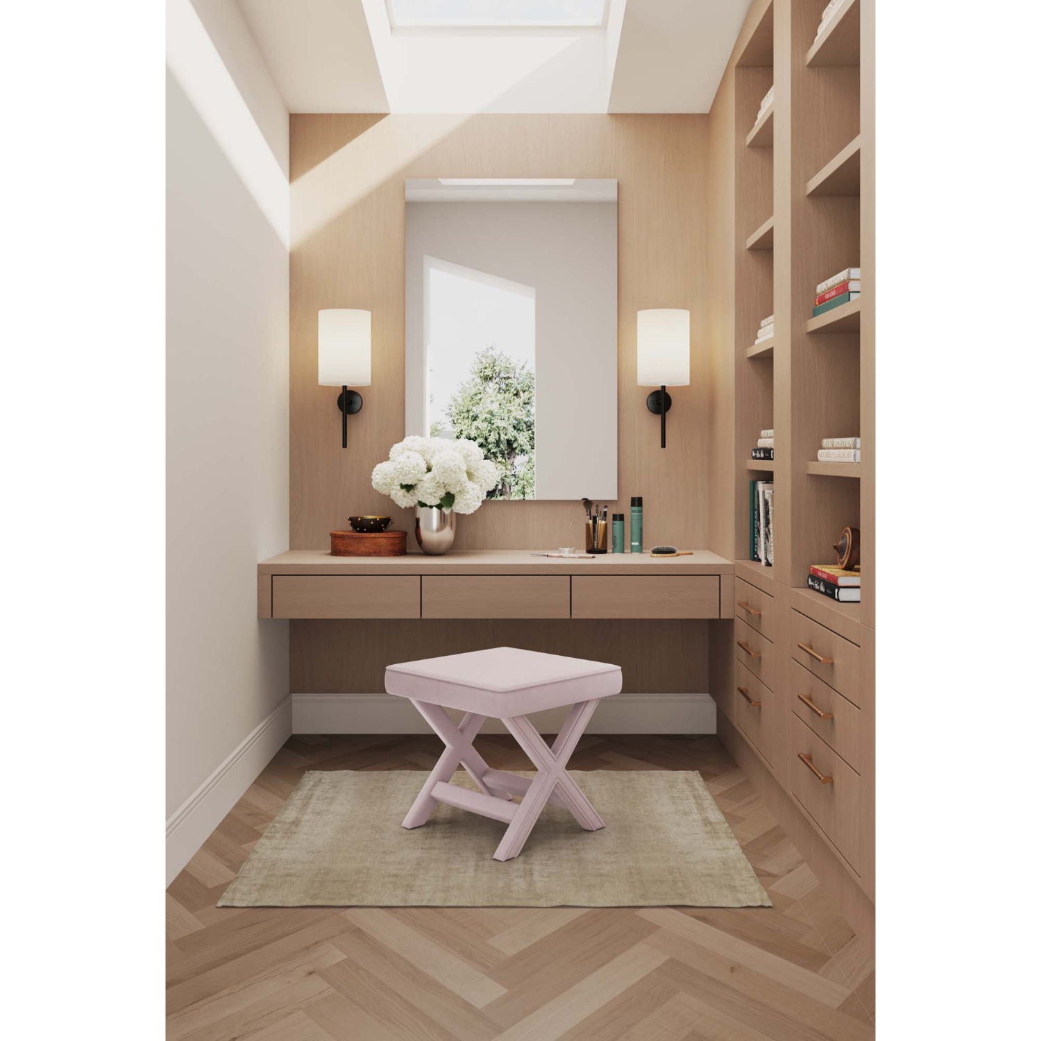 Abigail - Accent Bench With Piped Cushion