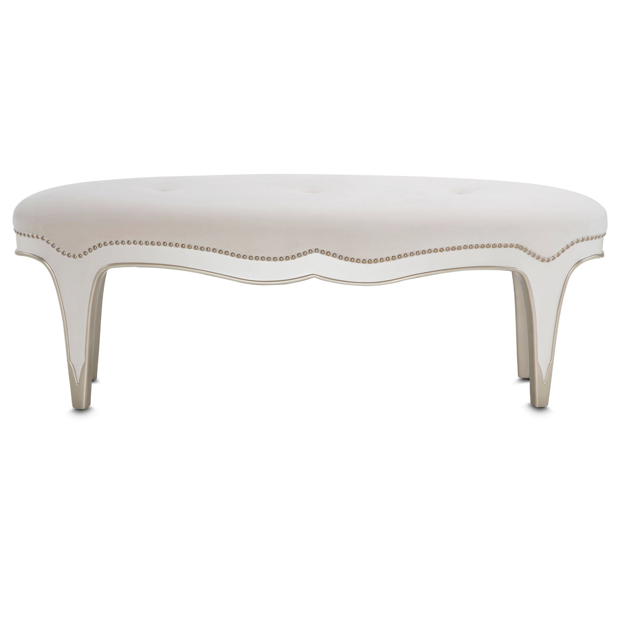 London Place - Bed Bench - Creamy Pearl