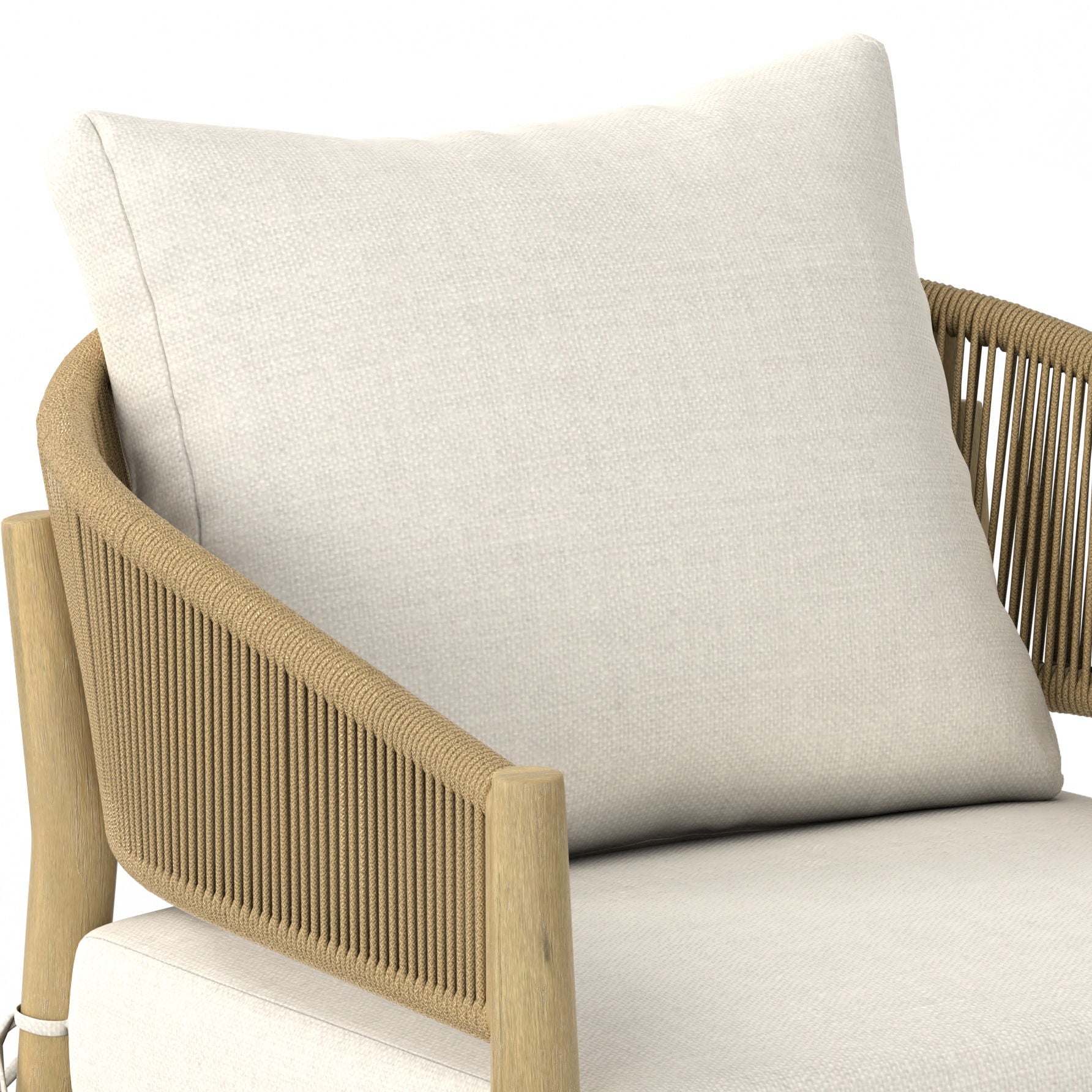 Bayshore - Outdoor Conversation Chair (Set of 2) - Natural - Best Buy Furniture