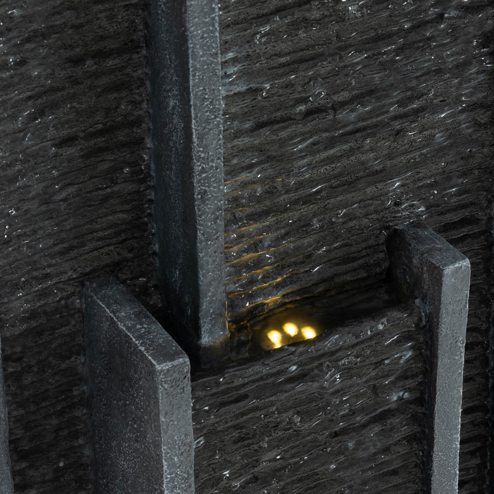 40 Inch Modern Outdoor Water Fountain