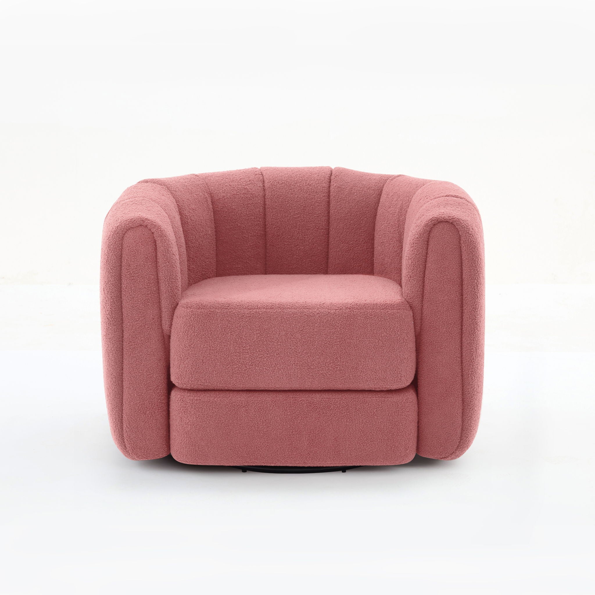 Swivel Accent Chair Wide Upholstered For Living Room
