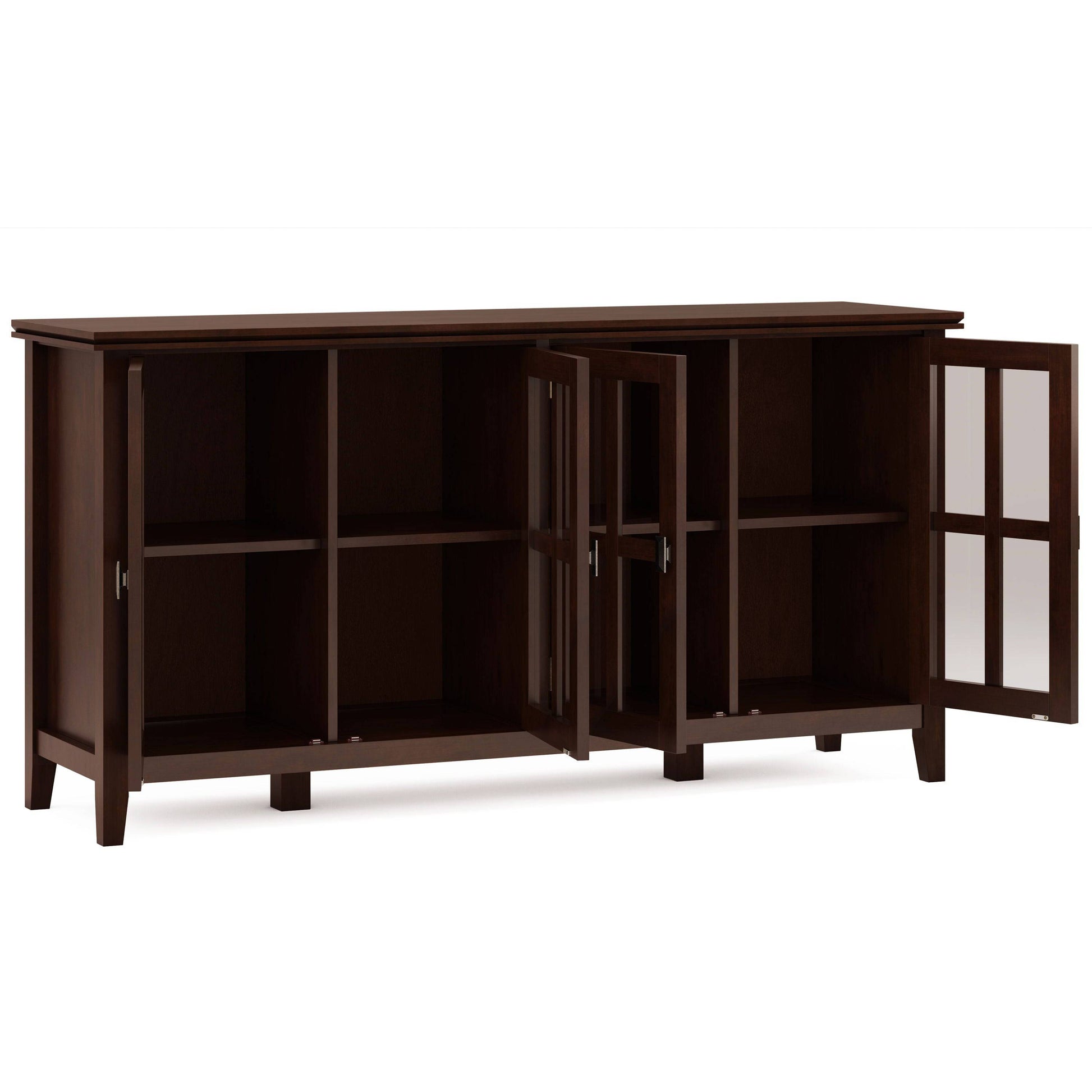Artisan - Handcrafted Wide 4 Door Storage Cabinet - Best Buy Furniture