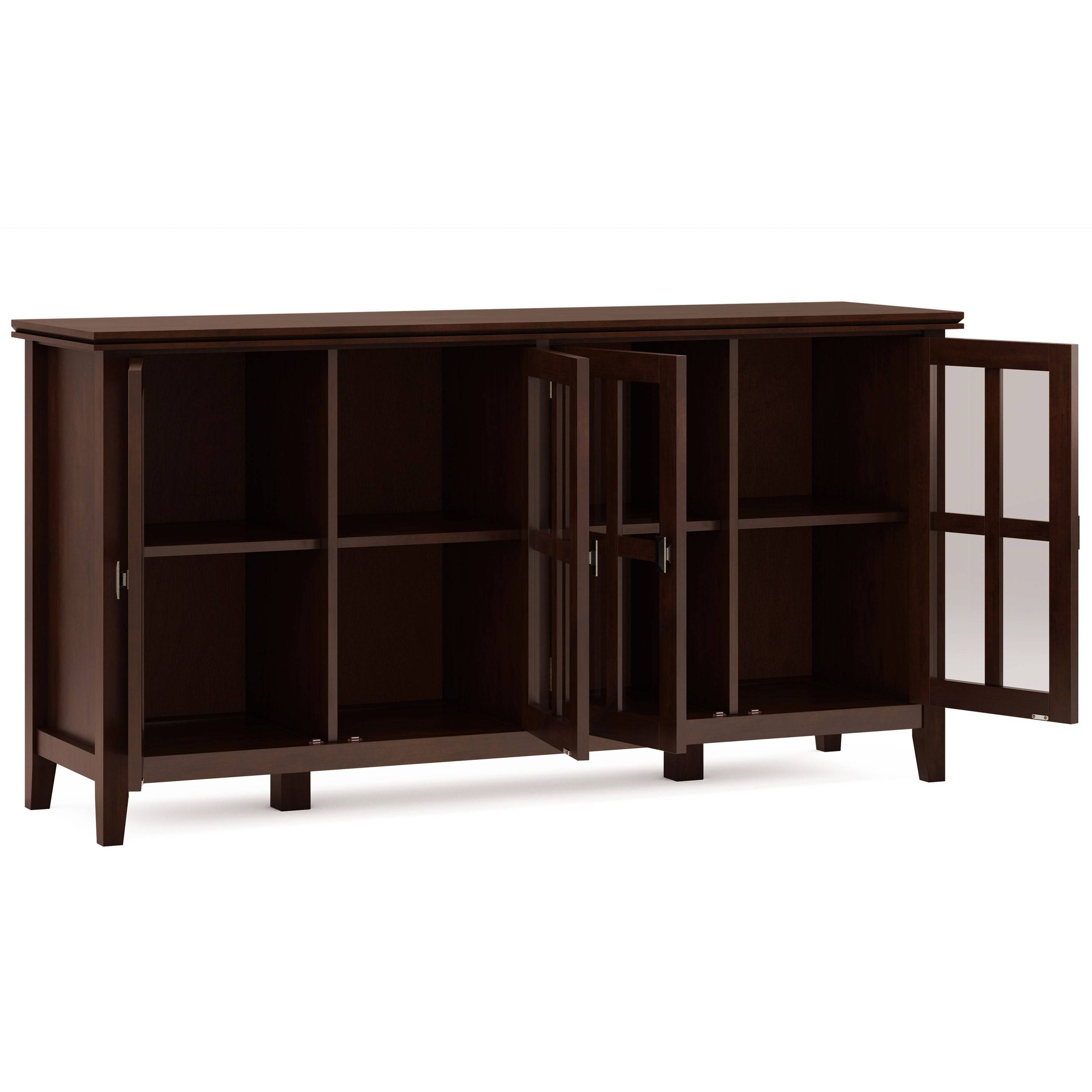 Artisan - Handcrafted Wide 4 Door Storage Cabinet - Best Buy Furniture