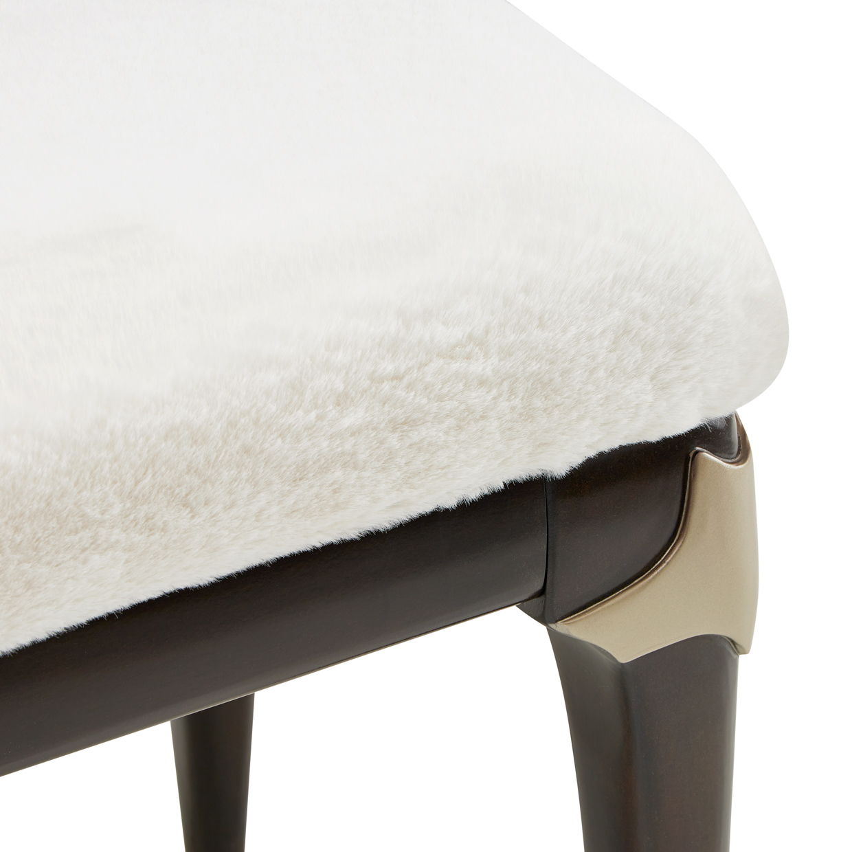 Paris Chic - Bed Bench - Cream / Espresso - Best Buy Furniture