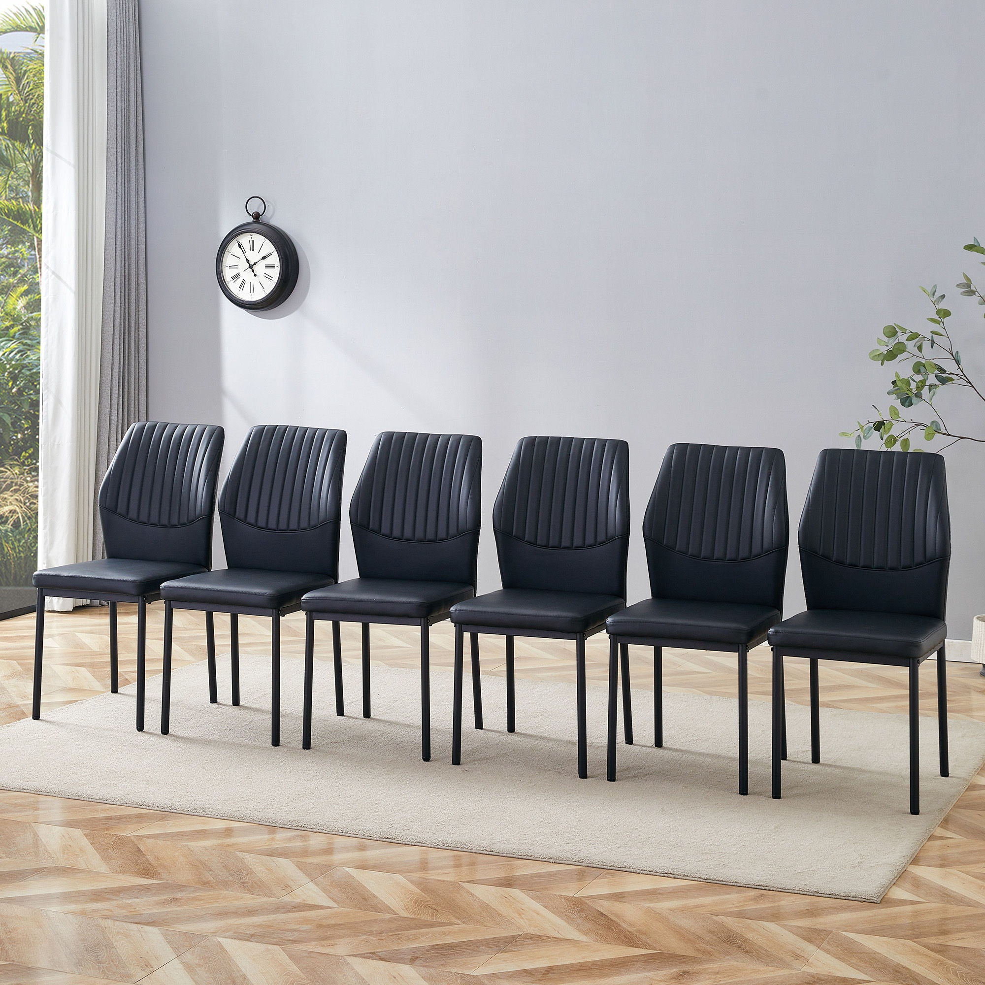 Luxury Simple Chair With Metal Leg