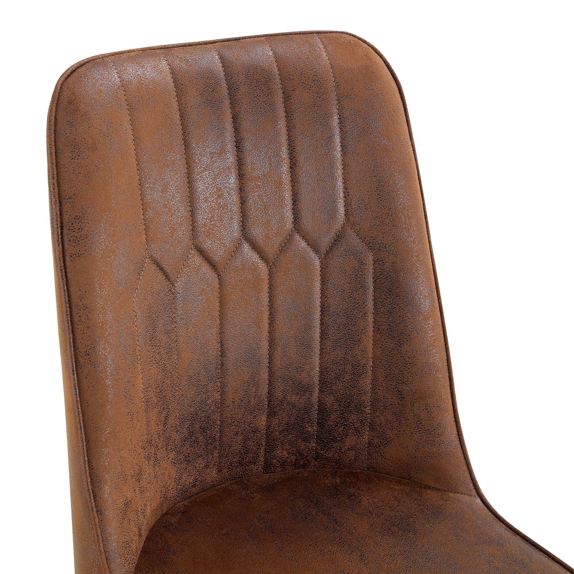 Modern Dining Chairs With Sleek Backrest And Metal Legs