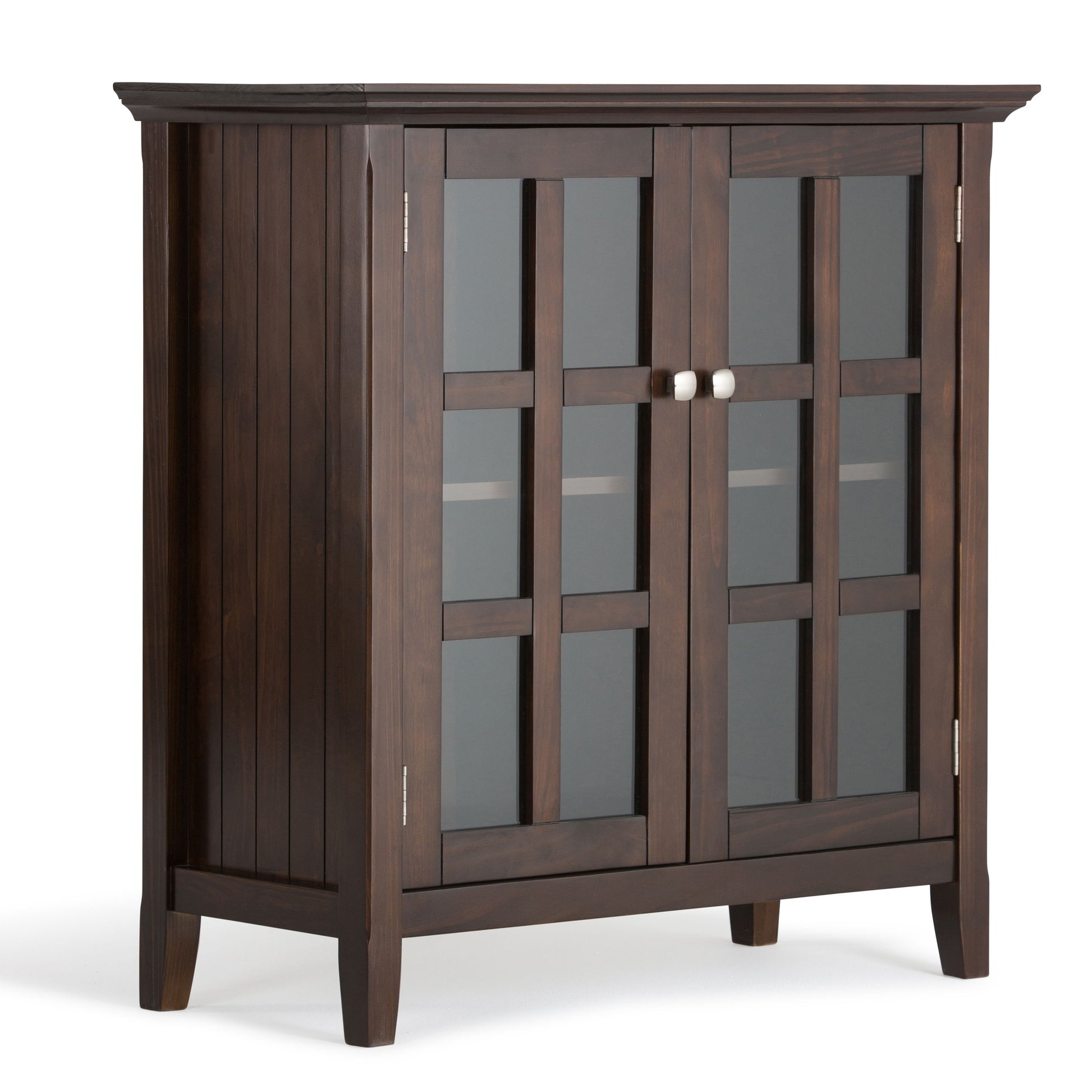 Acadian - Low Storage Cabinet - Brunette Brown - Best Buy Furniture