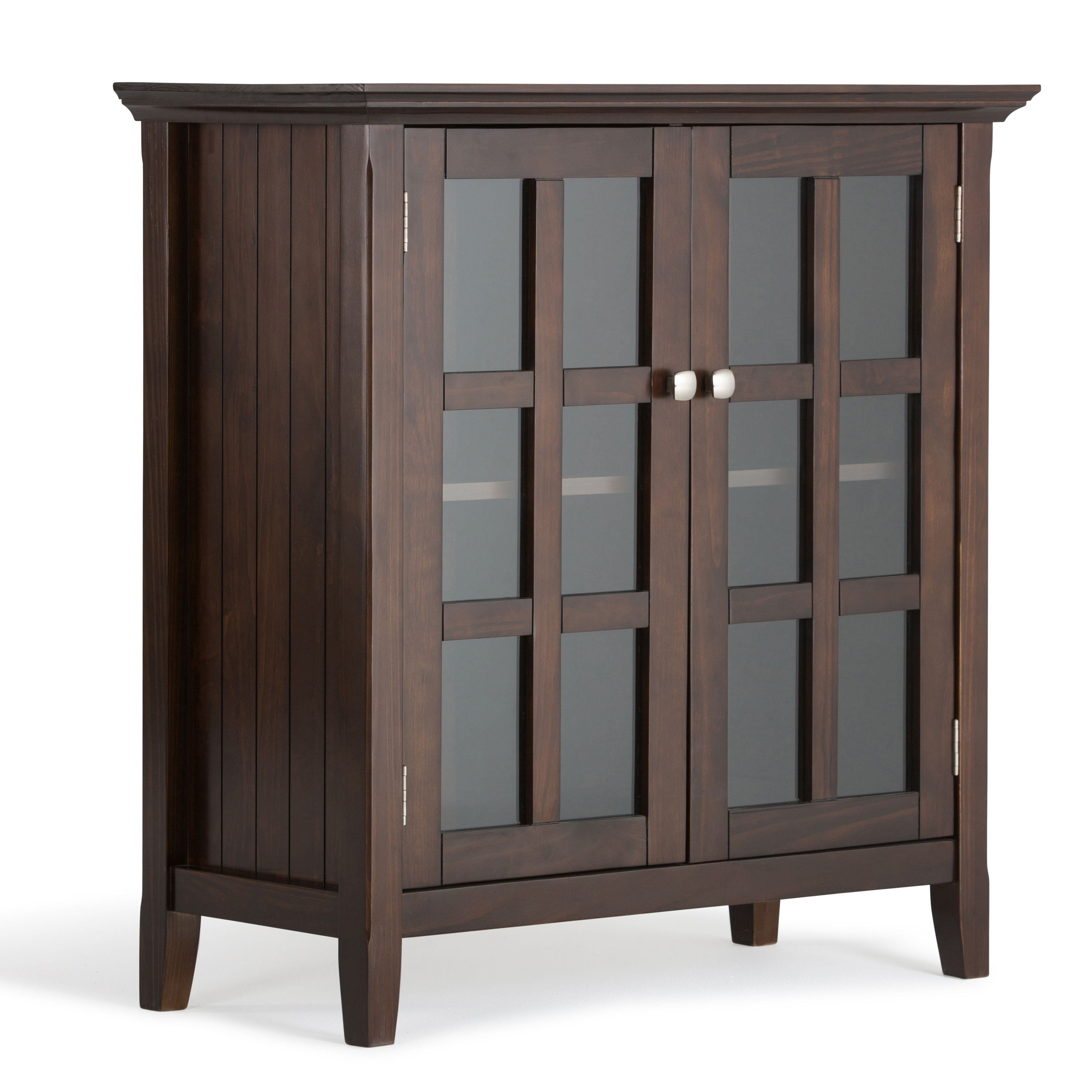 Acadian - Low Storage Cabinet - Brunette Brown - Best Buy Furniture