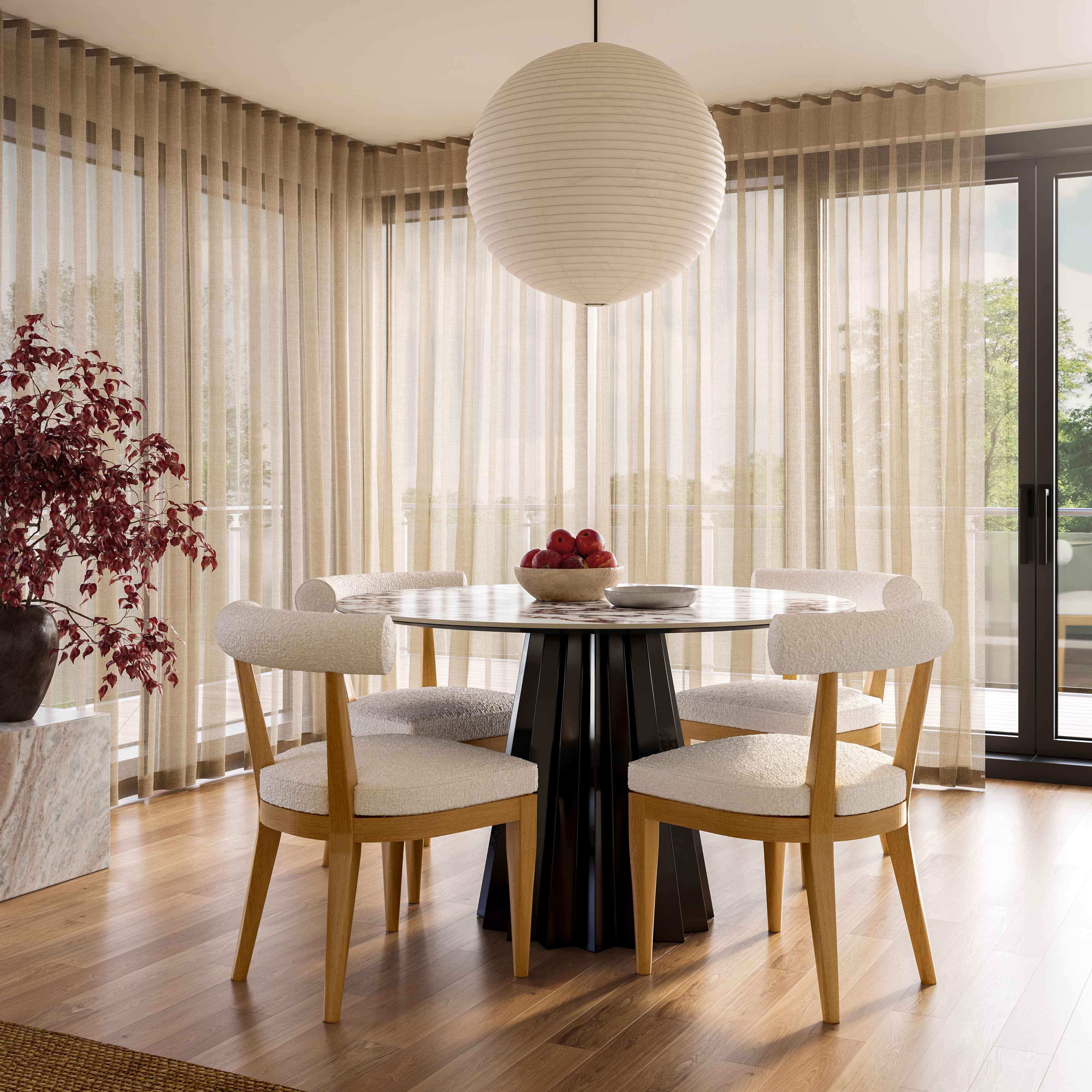 Palla - Boucle Dining Chair