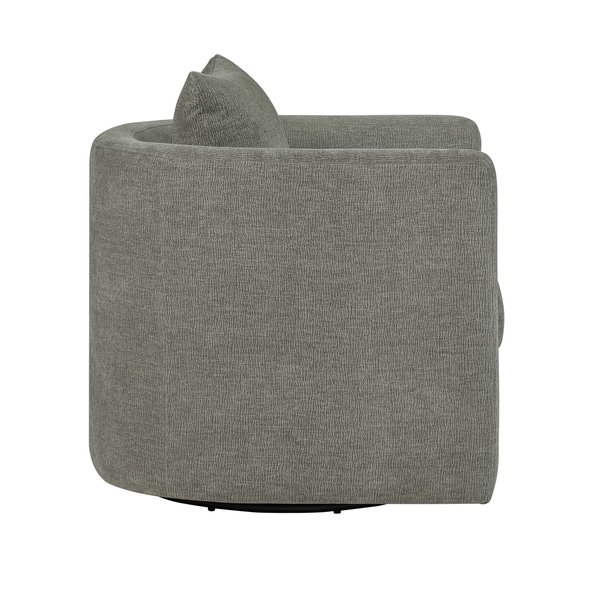 Sutton - Swivel Barrel Chair - Best Buy Furniture