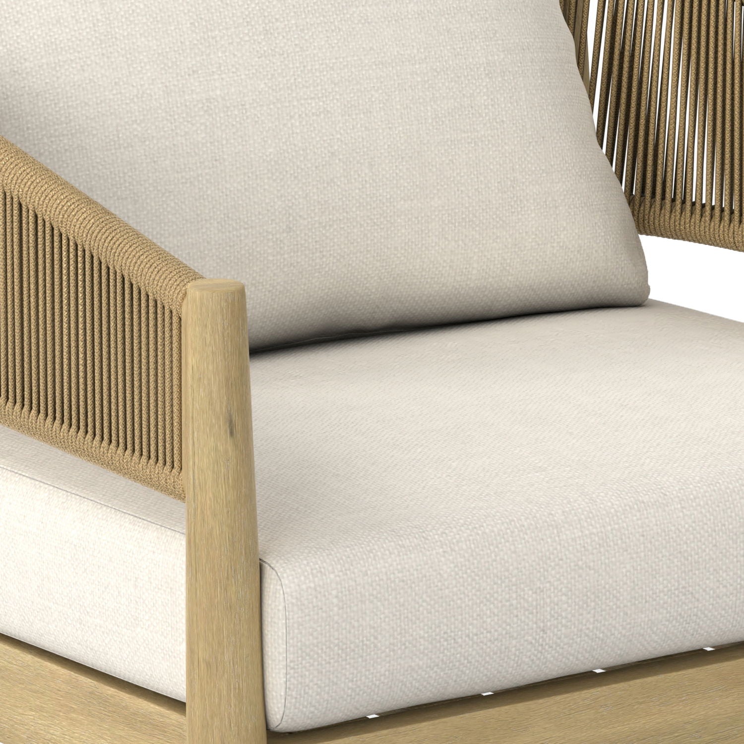 Bayshore - Outdoor Conversation Chair (Set of 2) - Natural - Best Buy Furniture