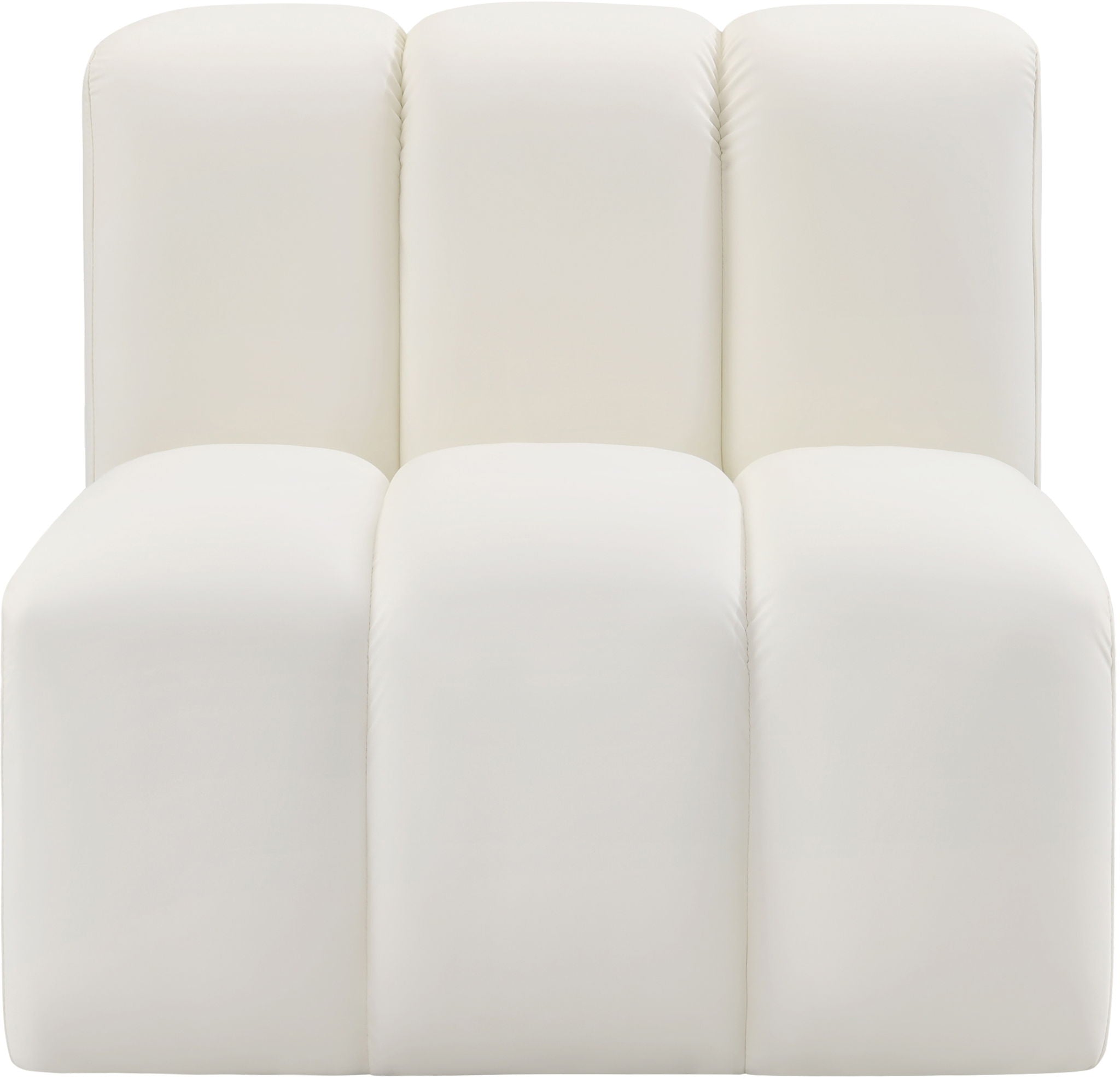 Arc - Faux Leather Straight Chair