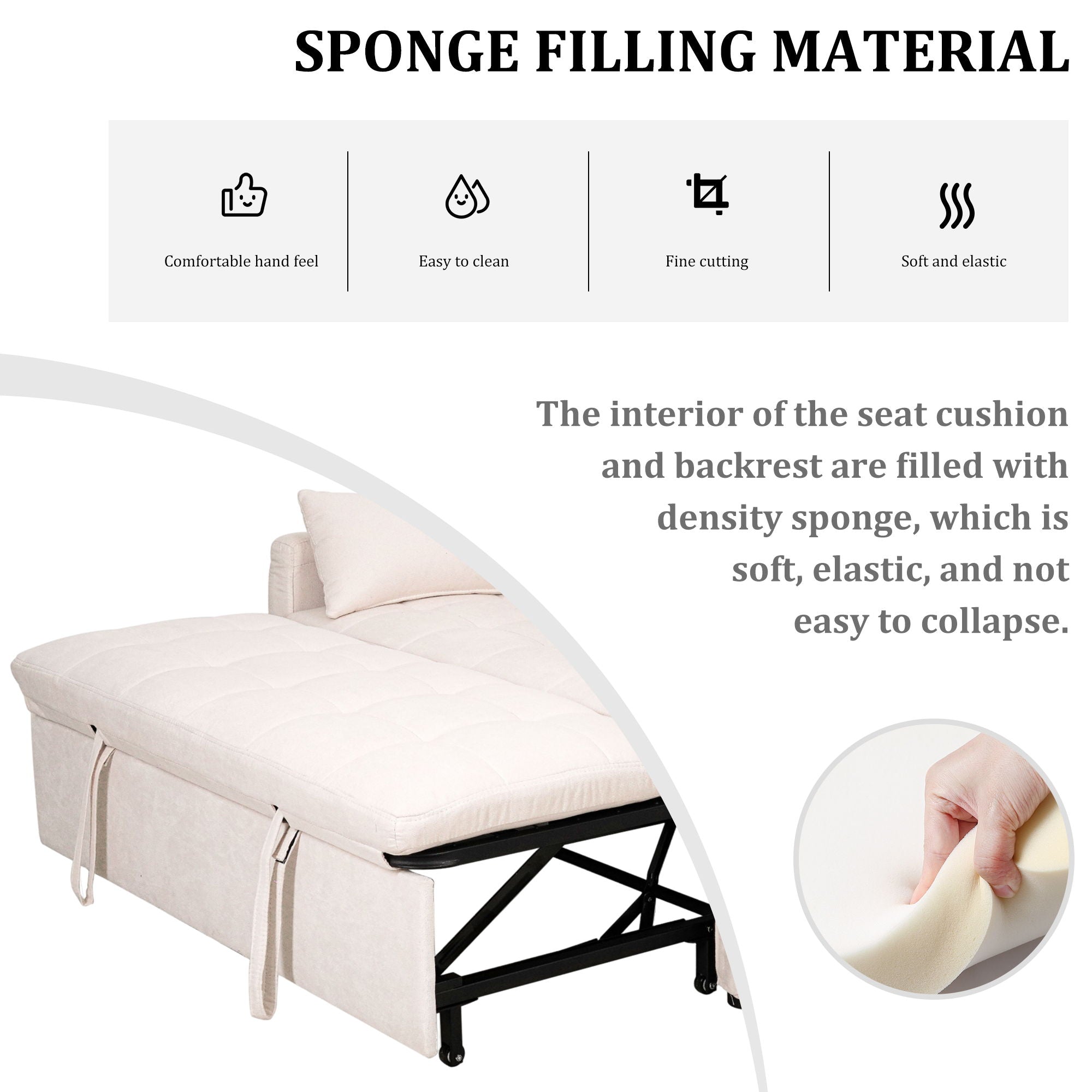 Balus - Sofa Bed Combination With Storage Pockets