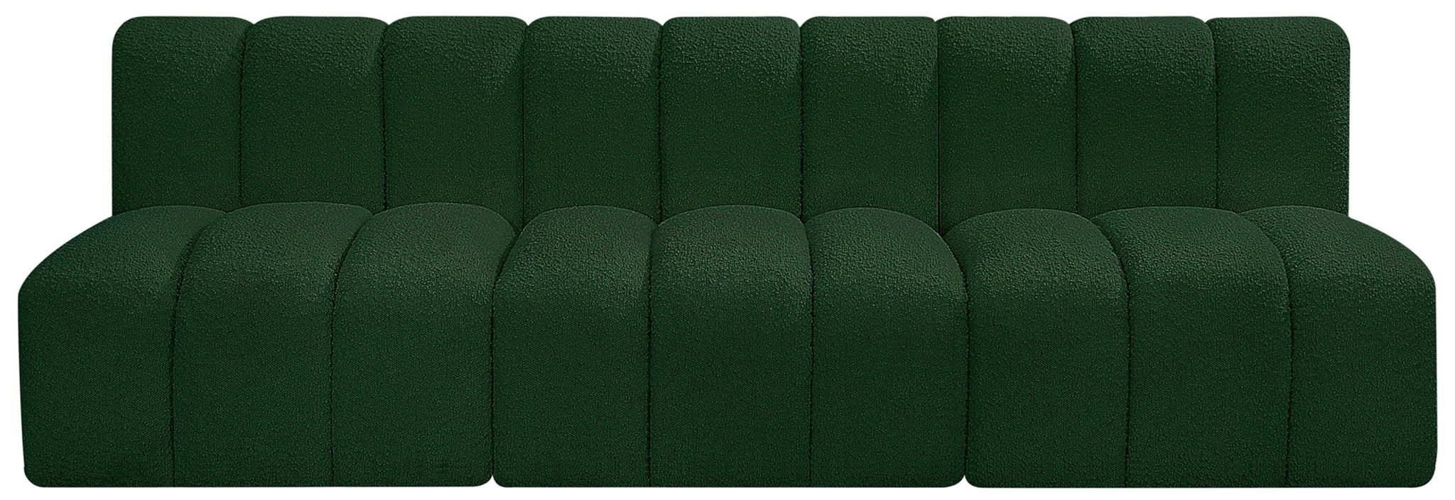 Arc - Boucle Fabric 3 Seats Modular Sofa