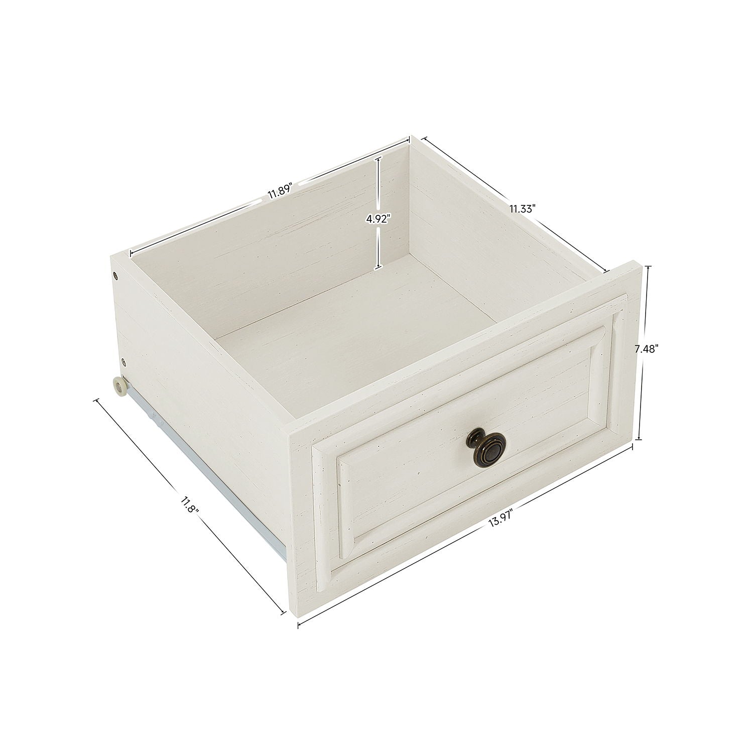 Modern 5 Drawer Dresser For Bedroom, Ample Storage Wide Chest Of Drawers