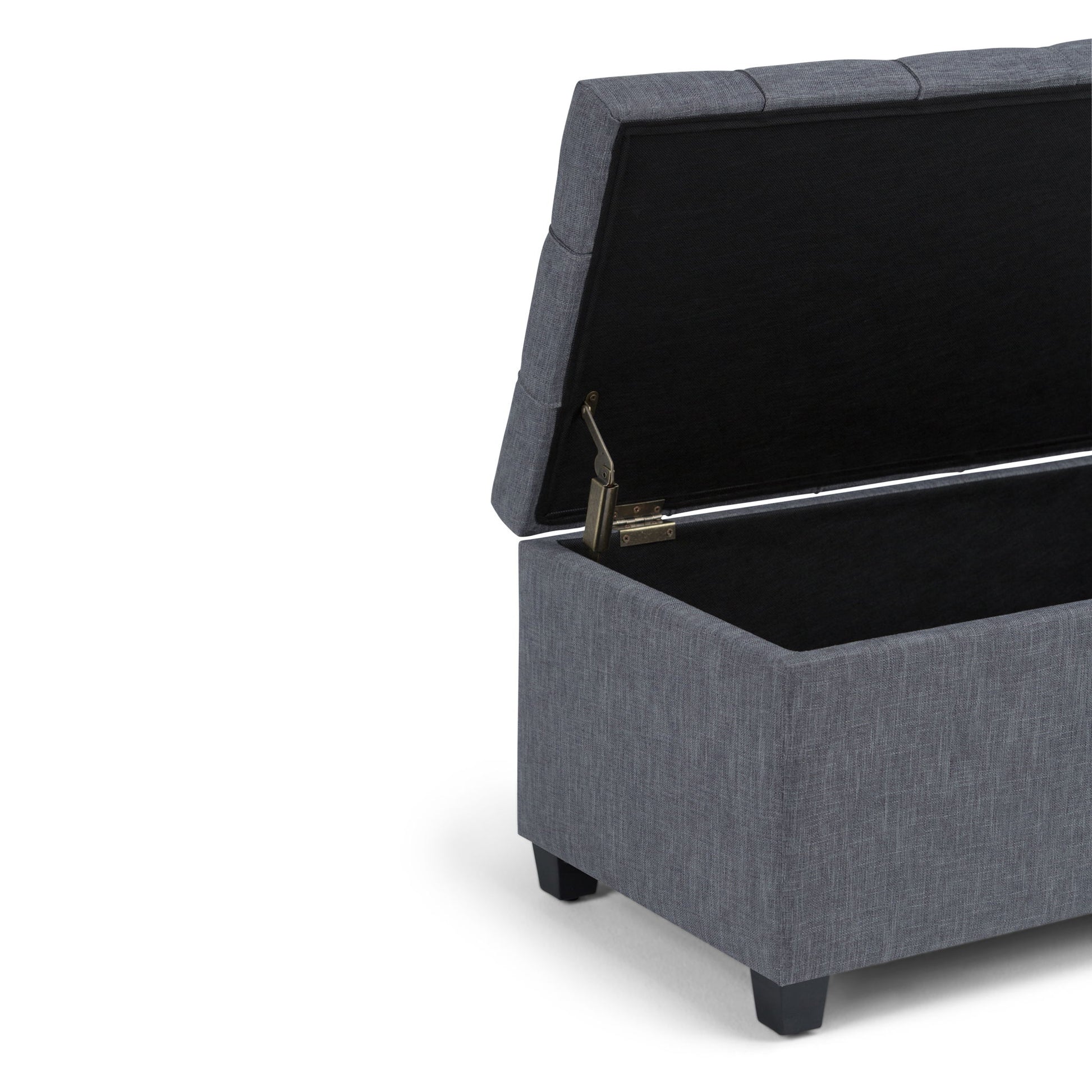 Sienna - Upholstered Storage Ottoman Bench - Best Buy Furniture