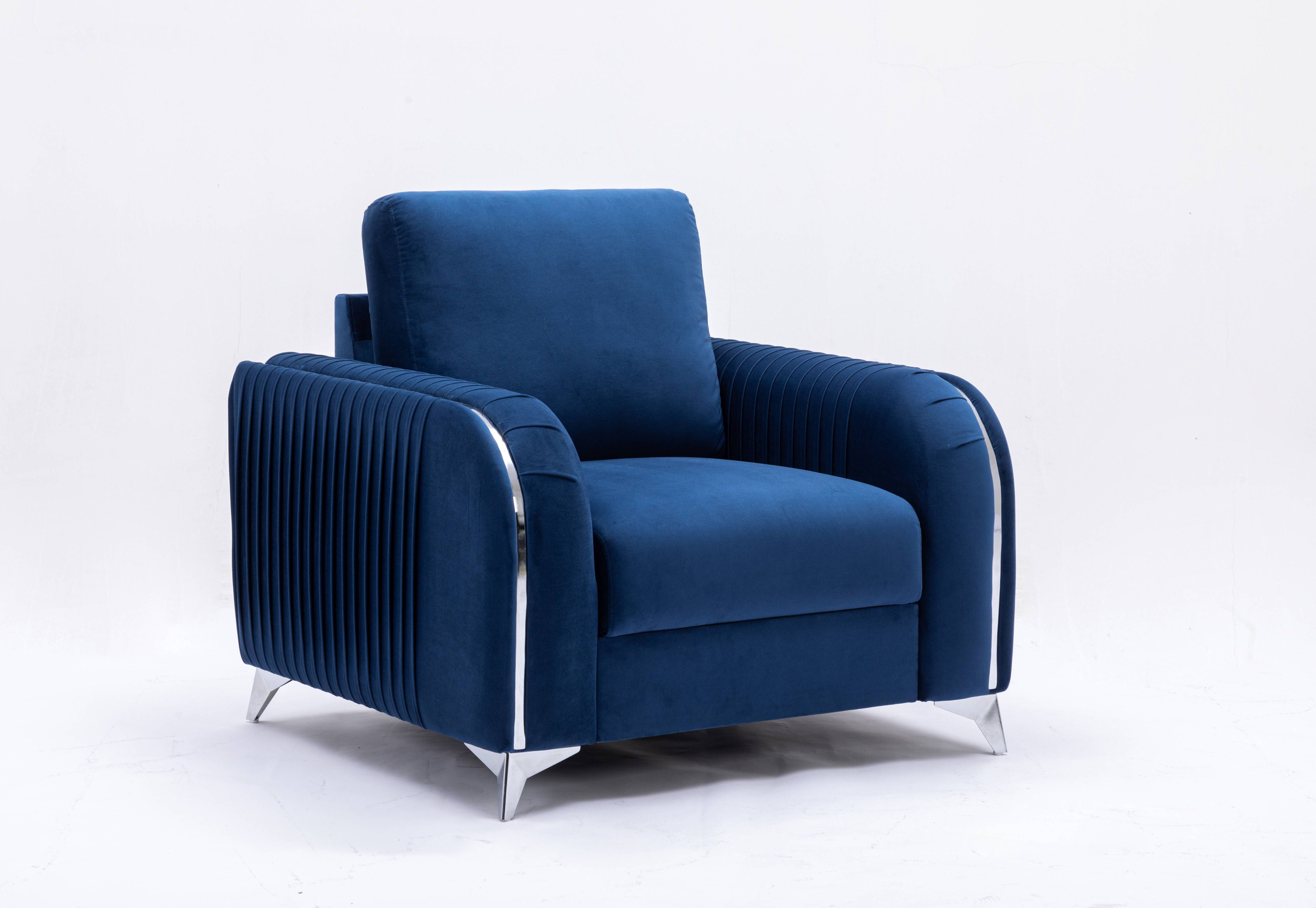 Wenona - Velvet Chair - Best Buy Furniture