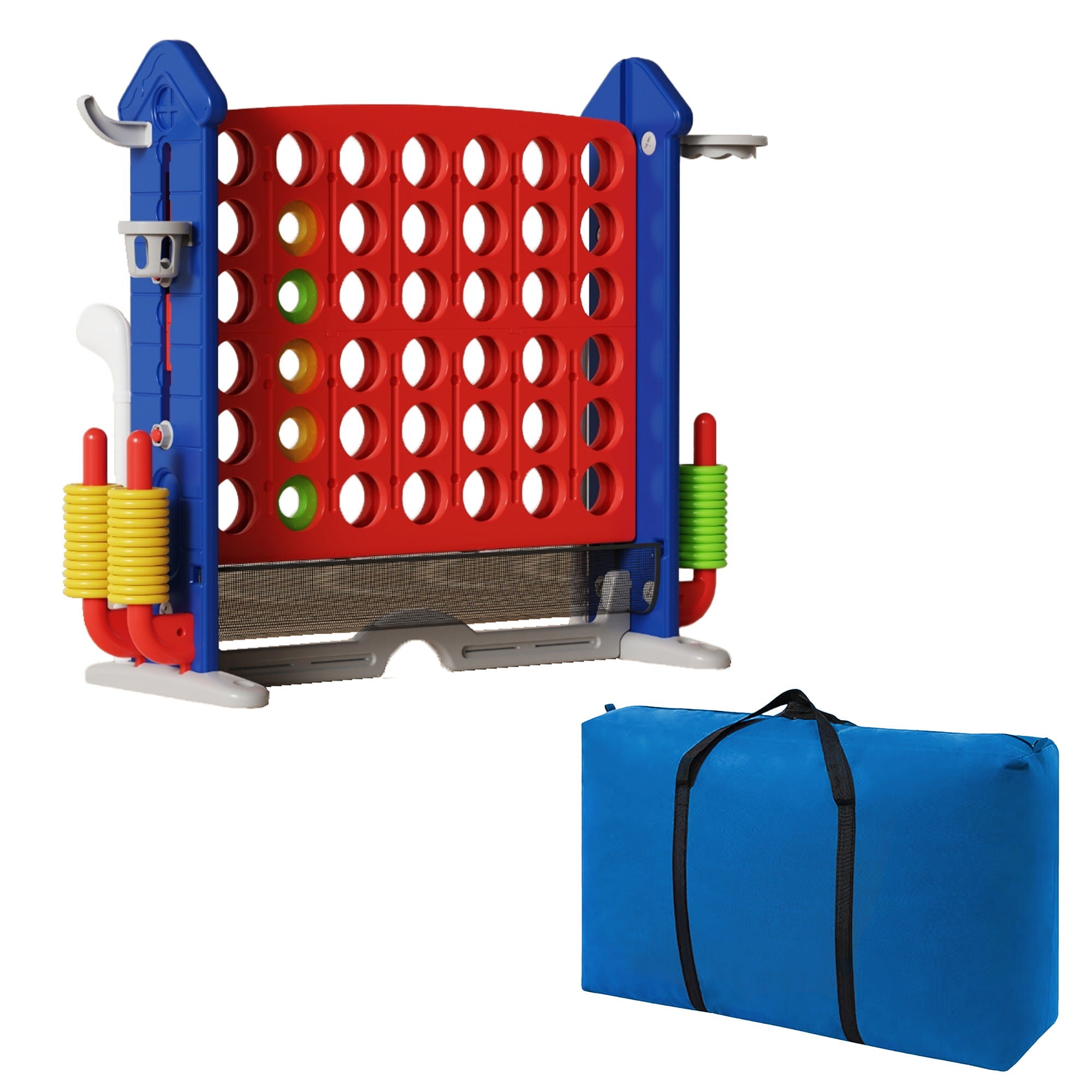 4 To Score Giant Game Set With Mesh Bag & Jumbo Connect 4