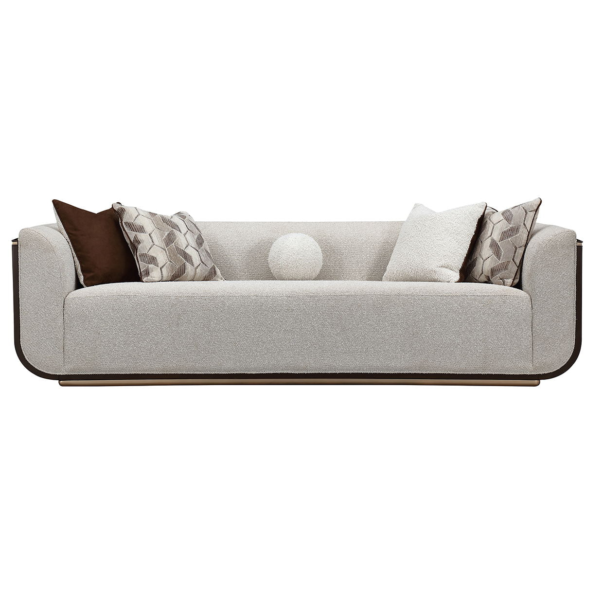 West Kensington - Sofa - Buff / Medium Espresso