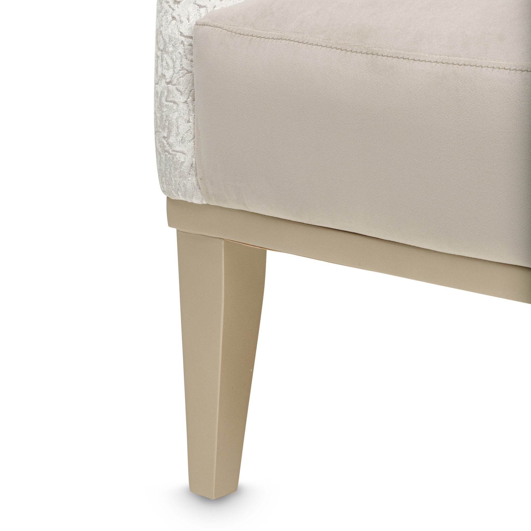 Yvette - Accent Chair - Porcini  / Medium Champagne