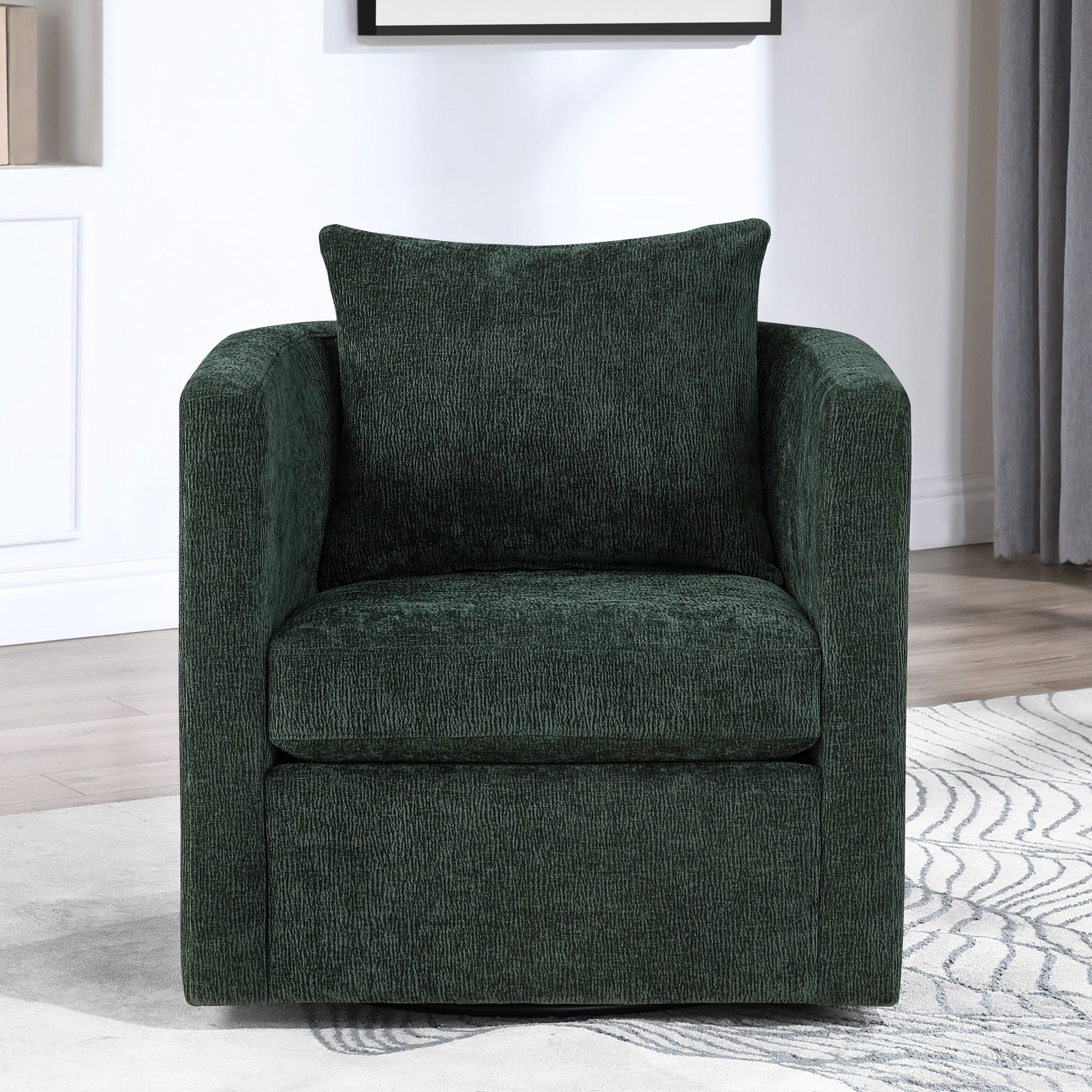 Sutton - Swivel Barrel Chair - Best Buy Furniture