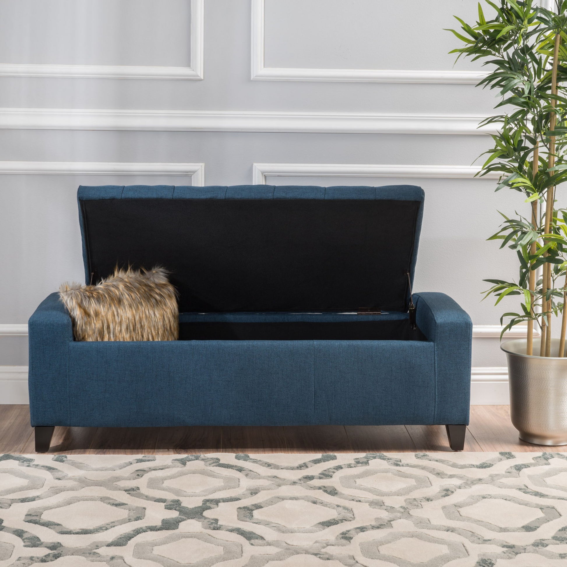 Guernsey - Ottoman Storage With Tufted Top - Best Buy Furniture