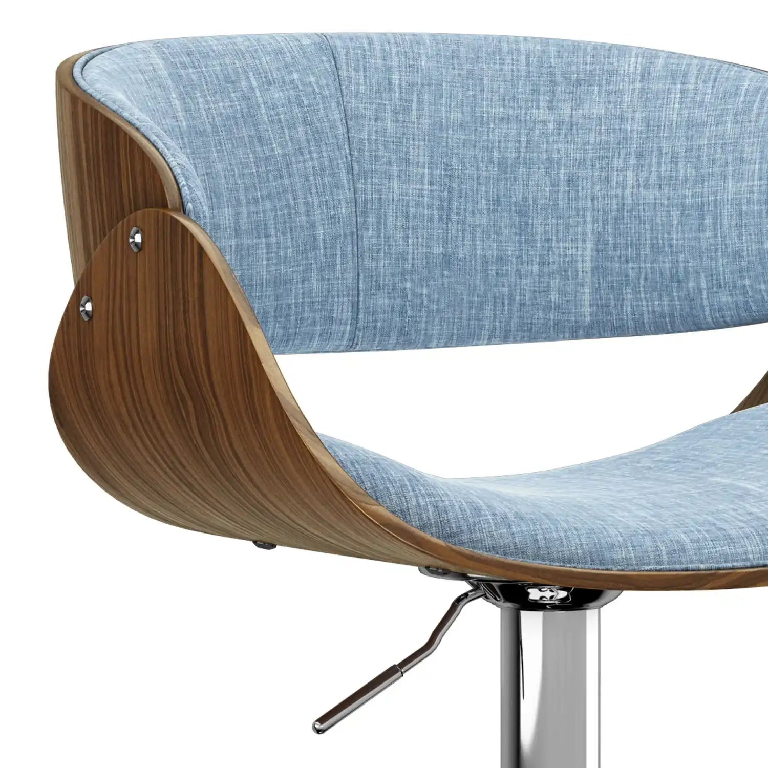 Amery - Mid Century Modern Adjustable Swivel Bar Stool - Best Buy Furniture