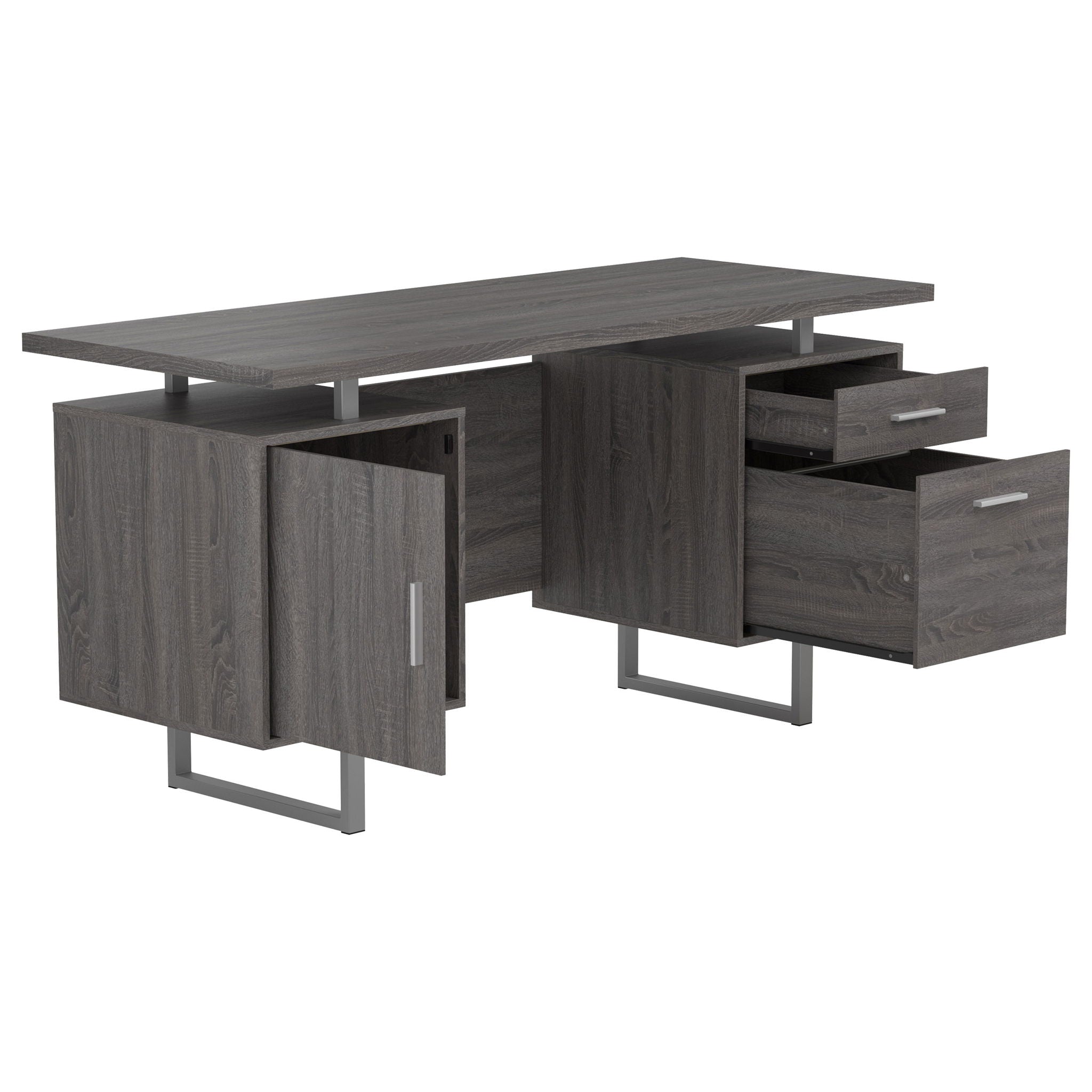 Contemporary 2 Drawer Computer Desk