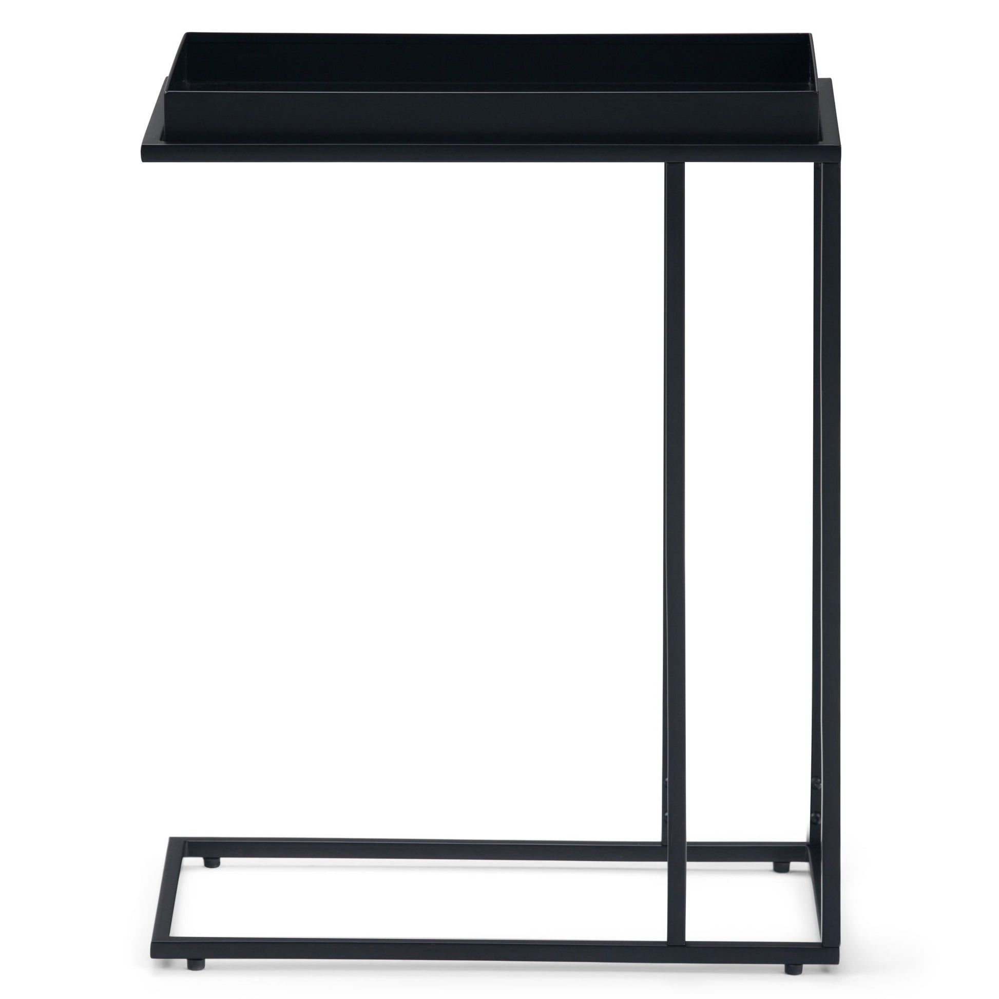 Garner - Tray Top C Side Table - Black - Best Buy Furniture