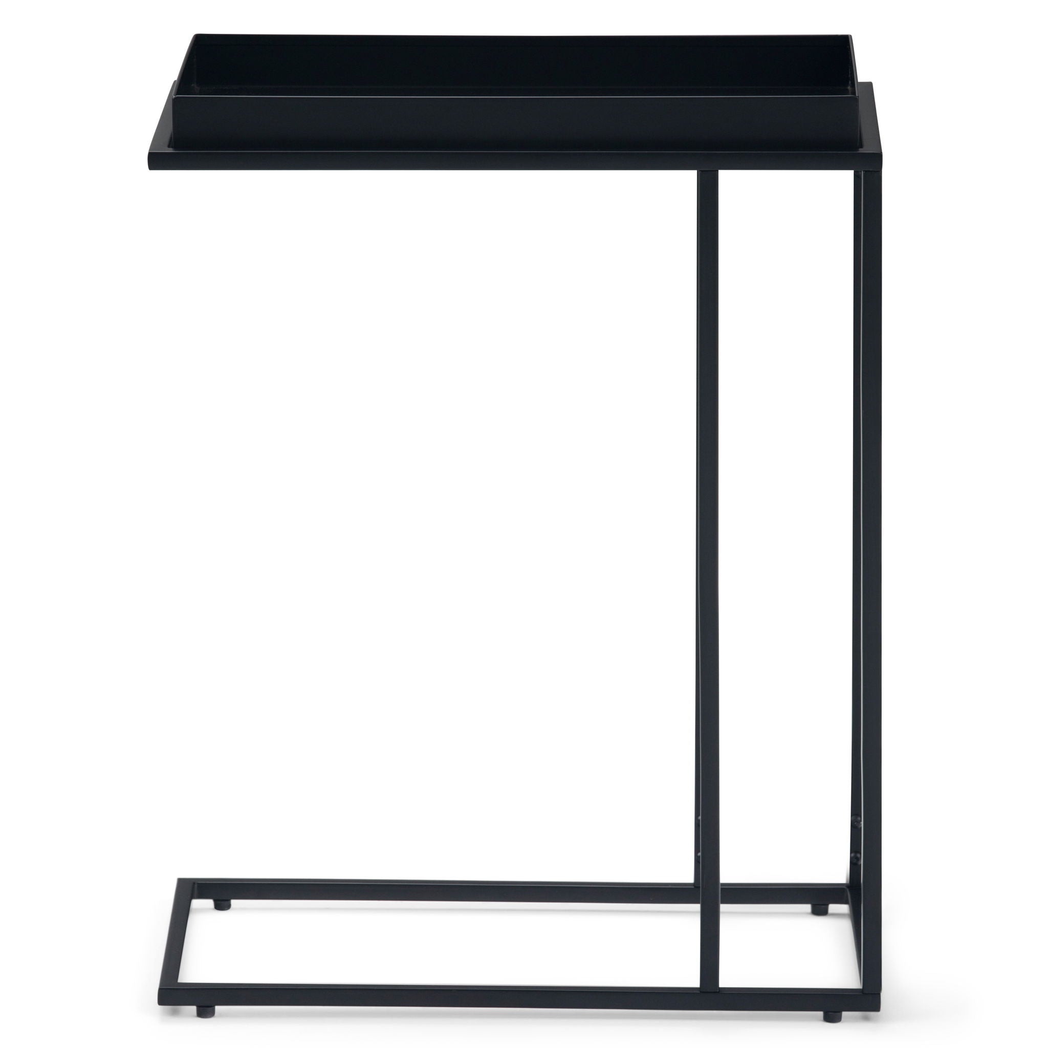 Garner - Tray Top C Side Table - Black - Best Buy Furniture