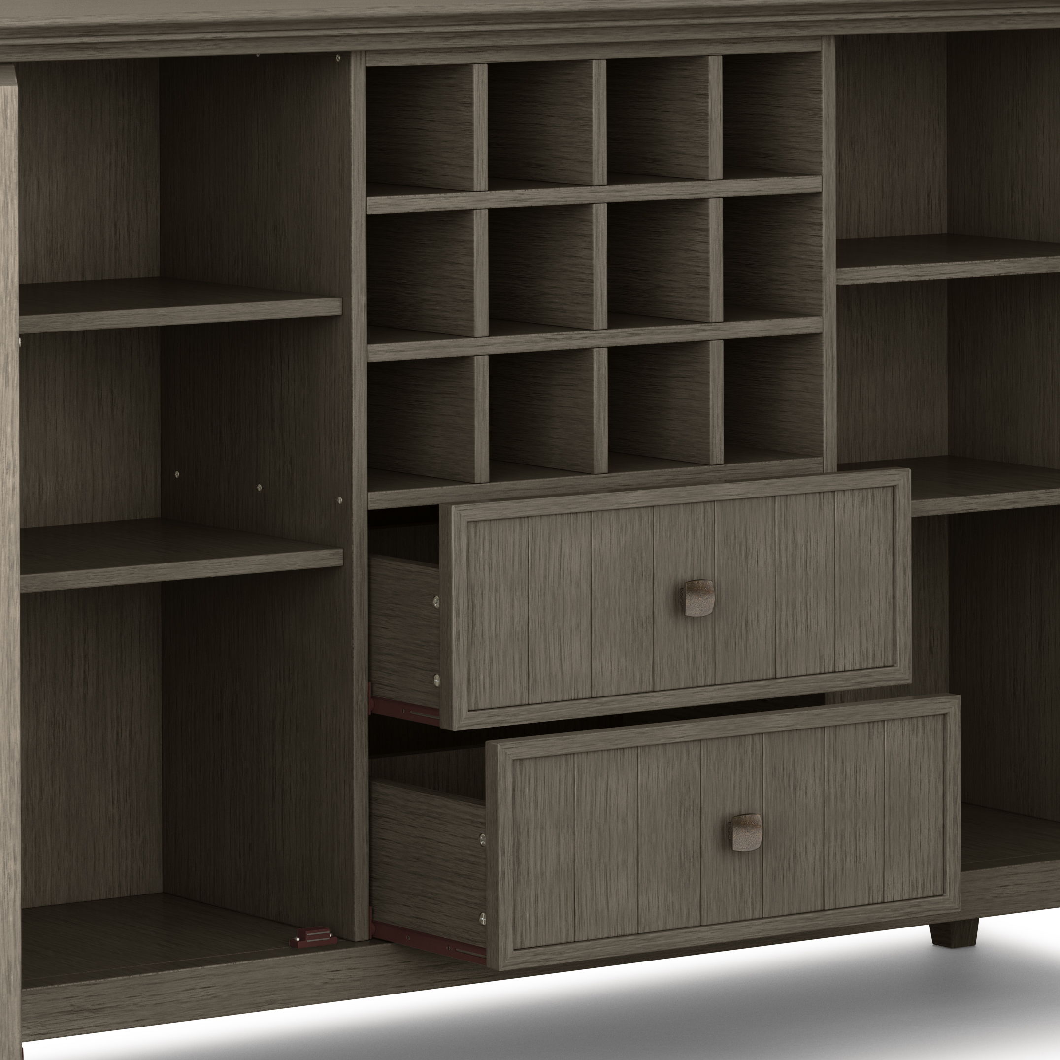 Bedford - Sideboard Buffet And Wine Rack - Best Buy Furniture