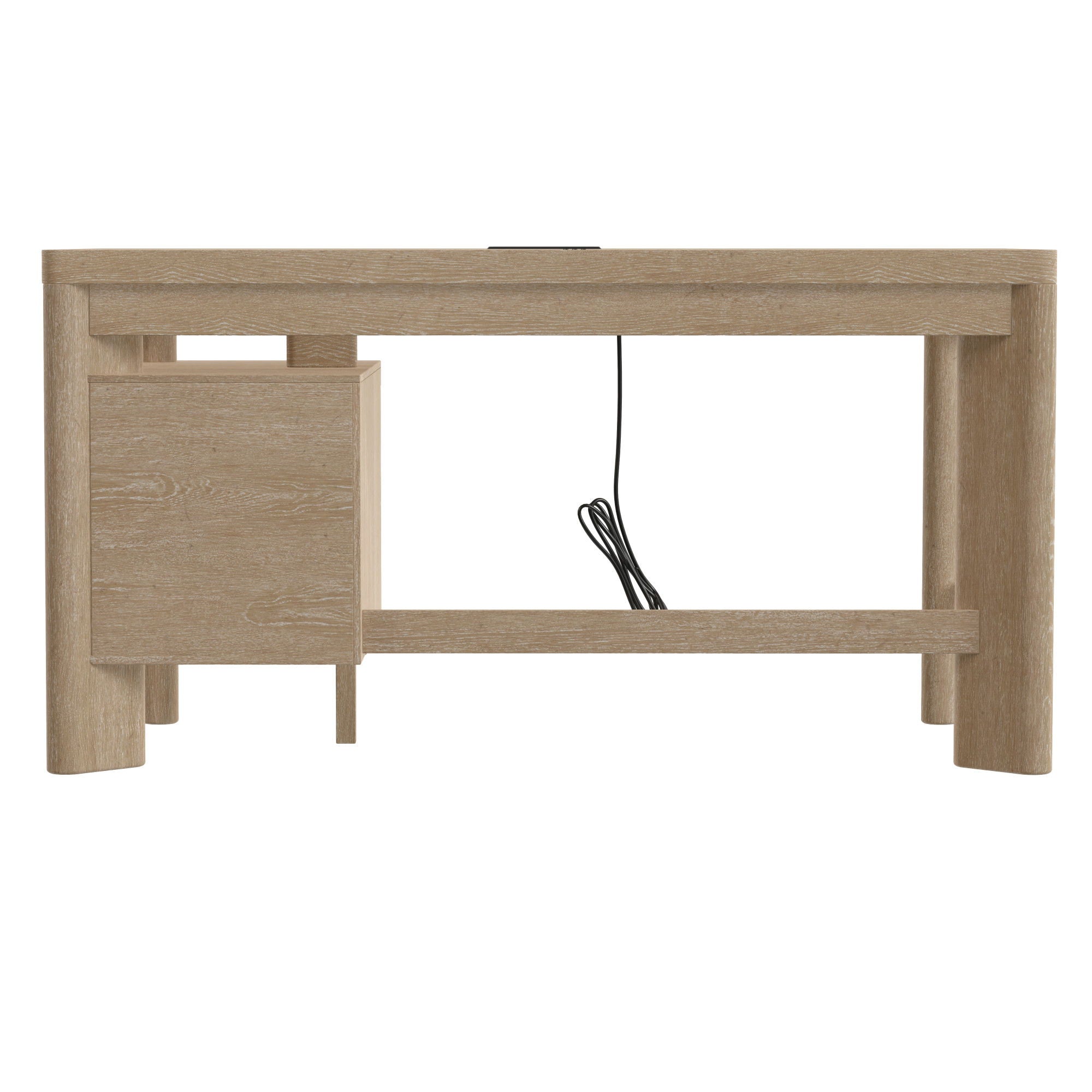 Desk With Contemporary Style - Tan