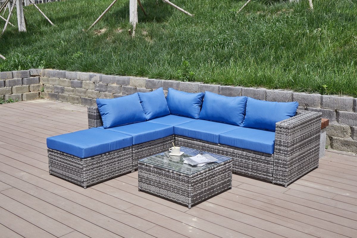 Patio Sofa With Cushions
