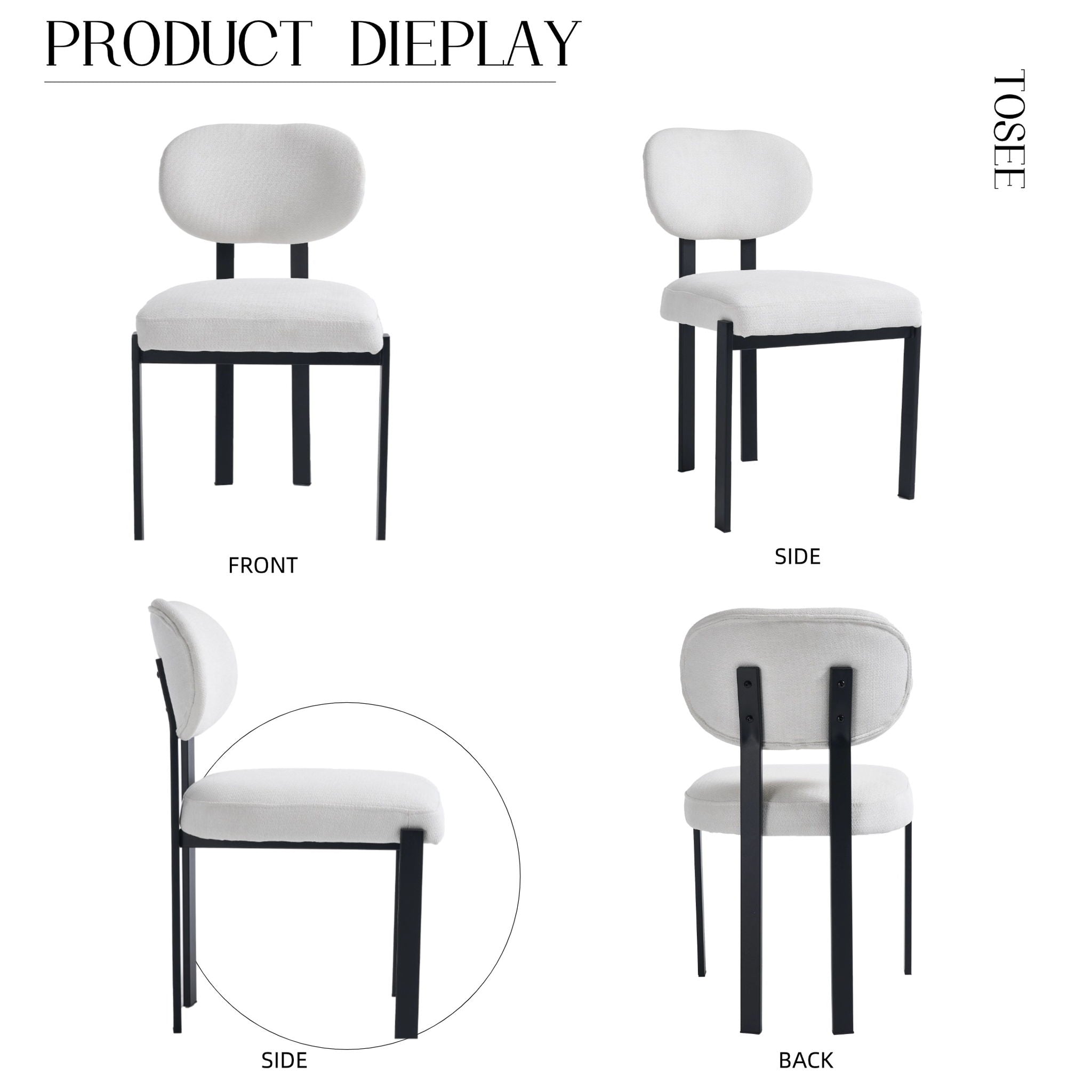 Dining Armless Chairs (Set of 2)