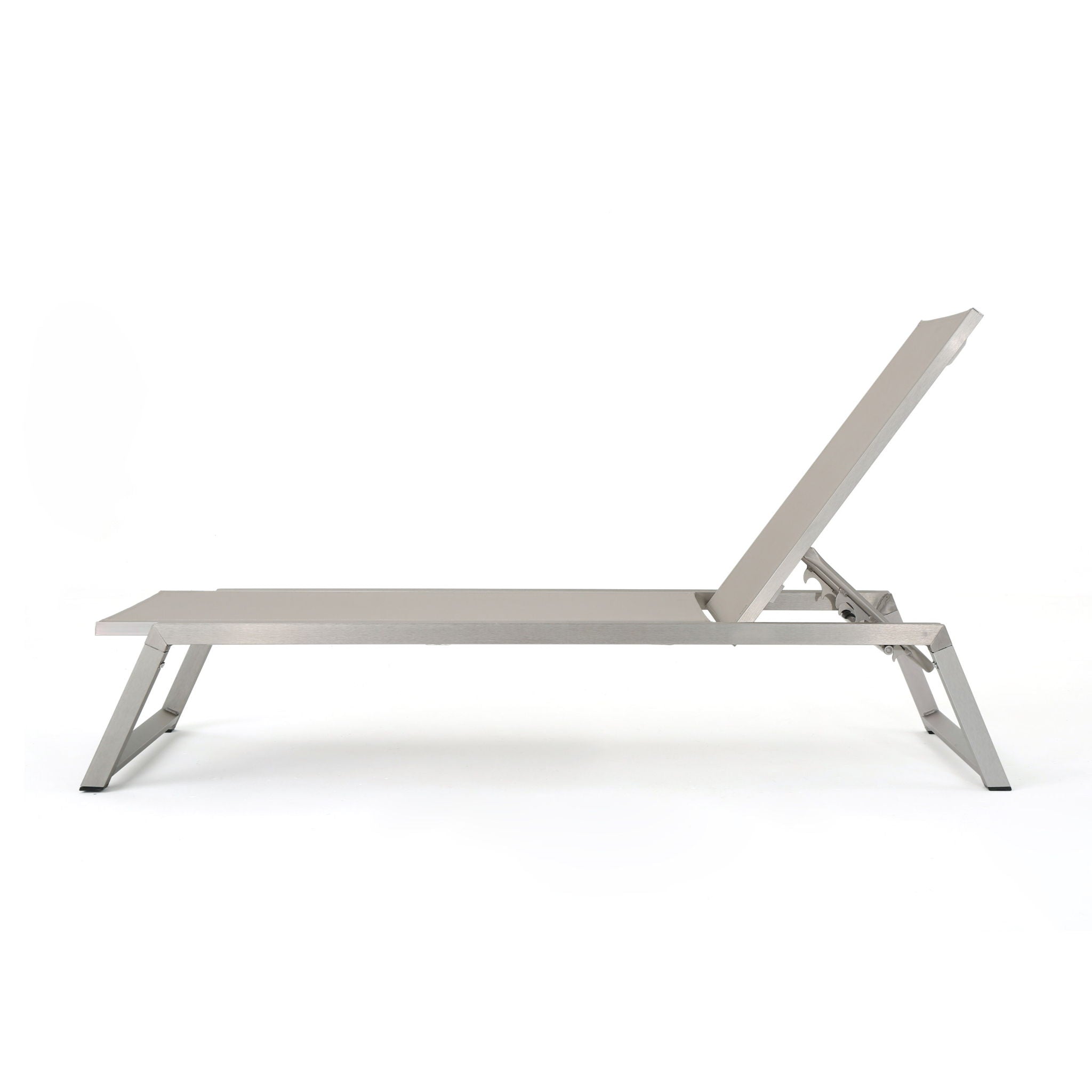 Myers - Modern Chaise Lounge Set With Adjustable Mesh Back