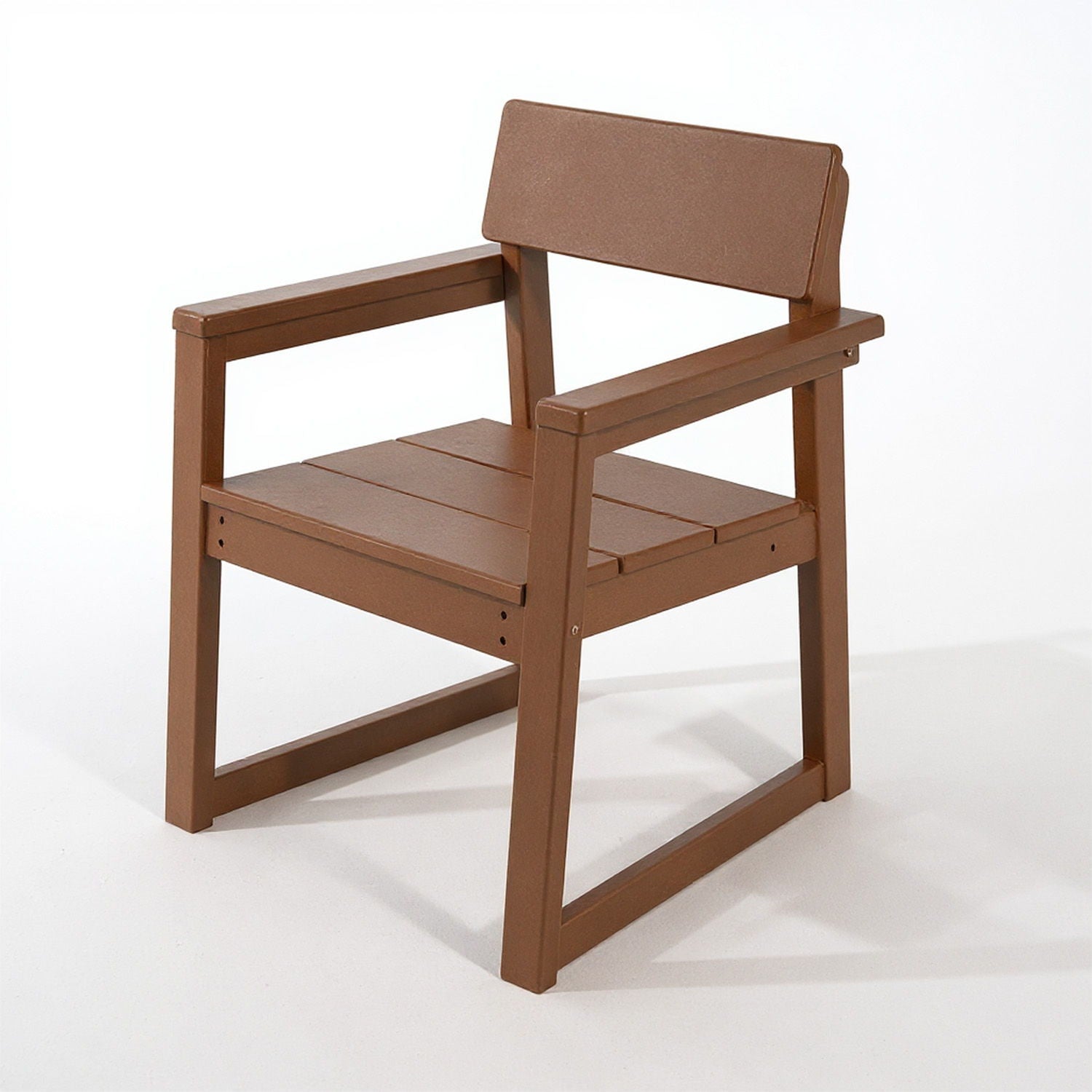 5 Piece Outdoor Dining Set, Table With Umbrella Hole And 4 Armrest Chairs