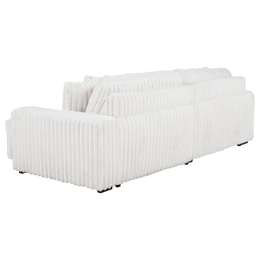 Jacana - Corduroy Upholstered Dual Power Chaise Sofa