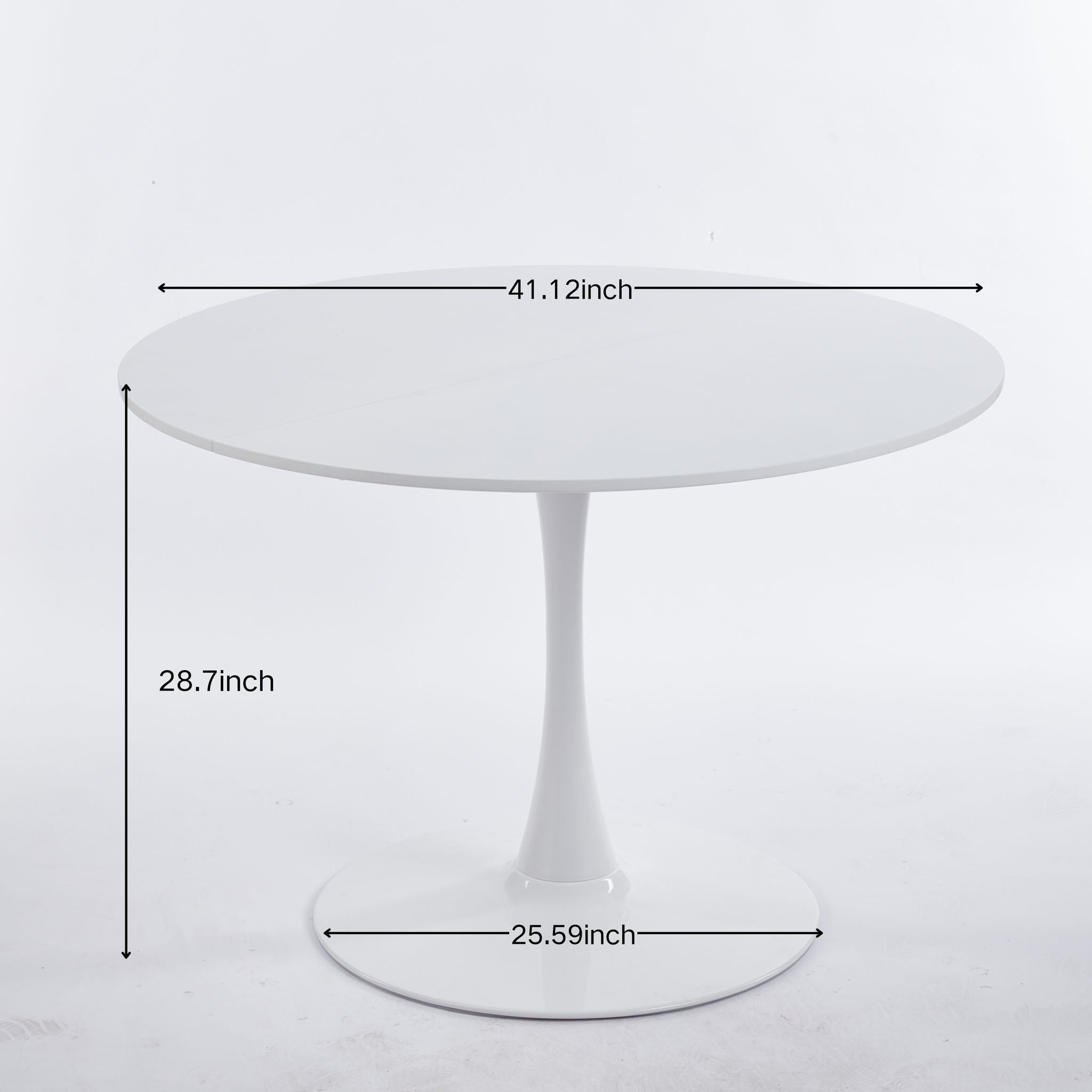 Tulip Dining Table For 4 - 6 People - White - Best Buy Furniture