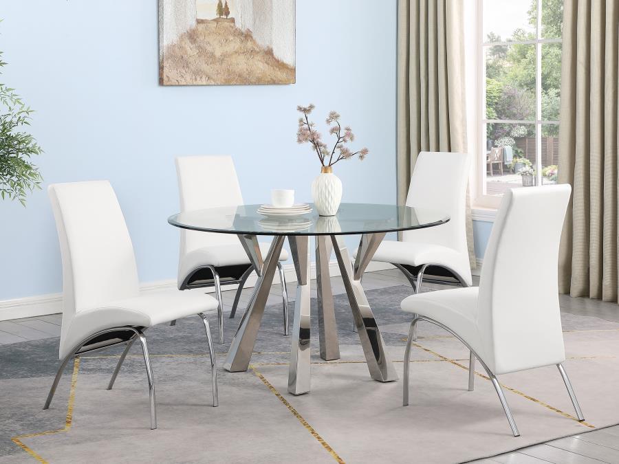 Bishop - Upholstered Dining Side Chair (Set of 2) - White