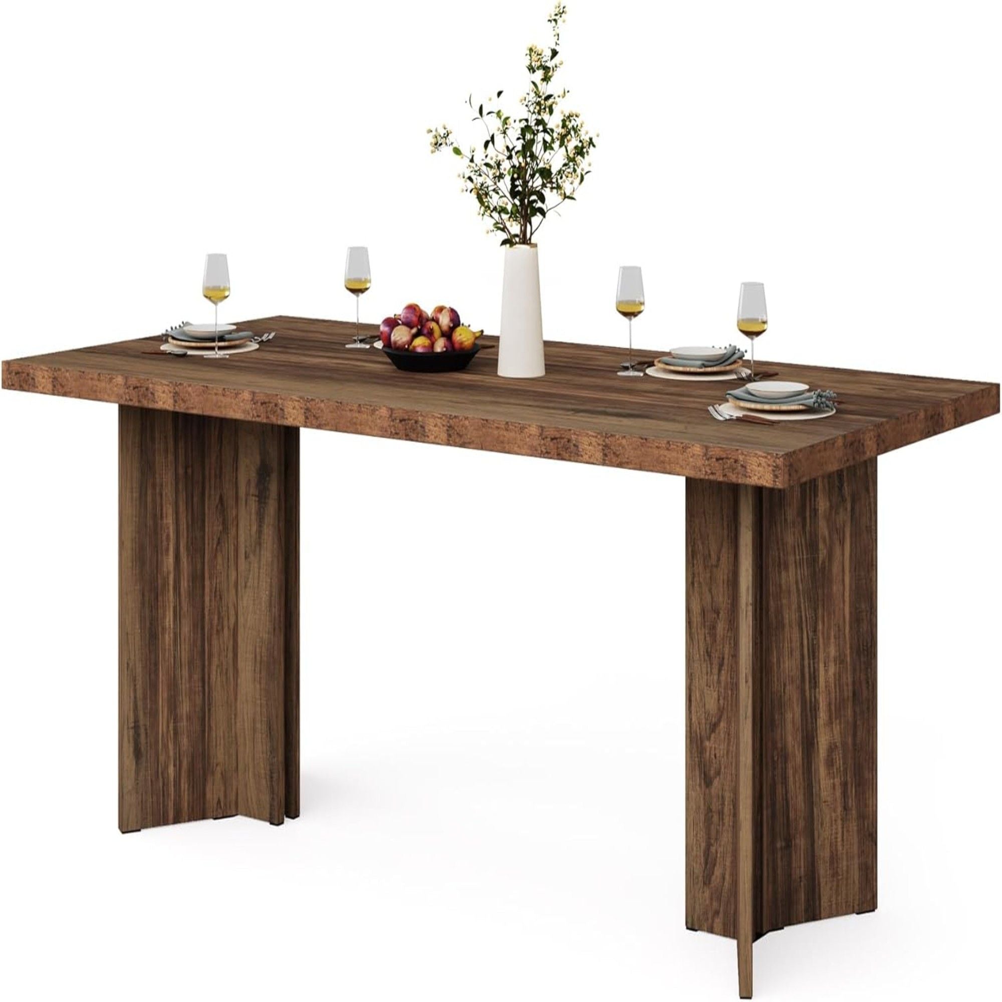 Dining Table For 4 - 6 People, Kitchen Table With Thick Top