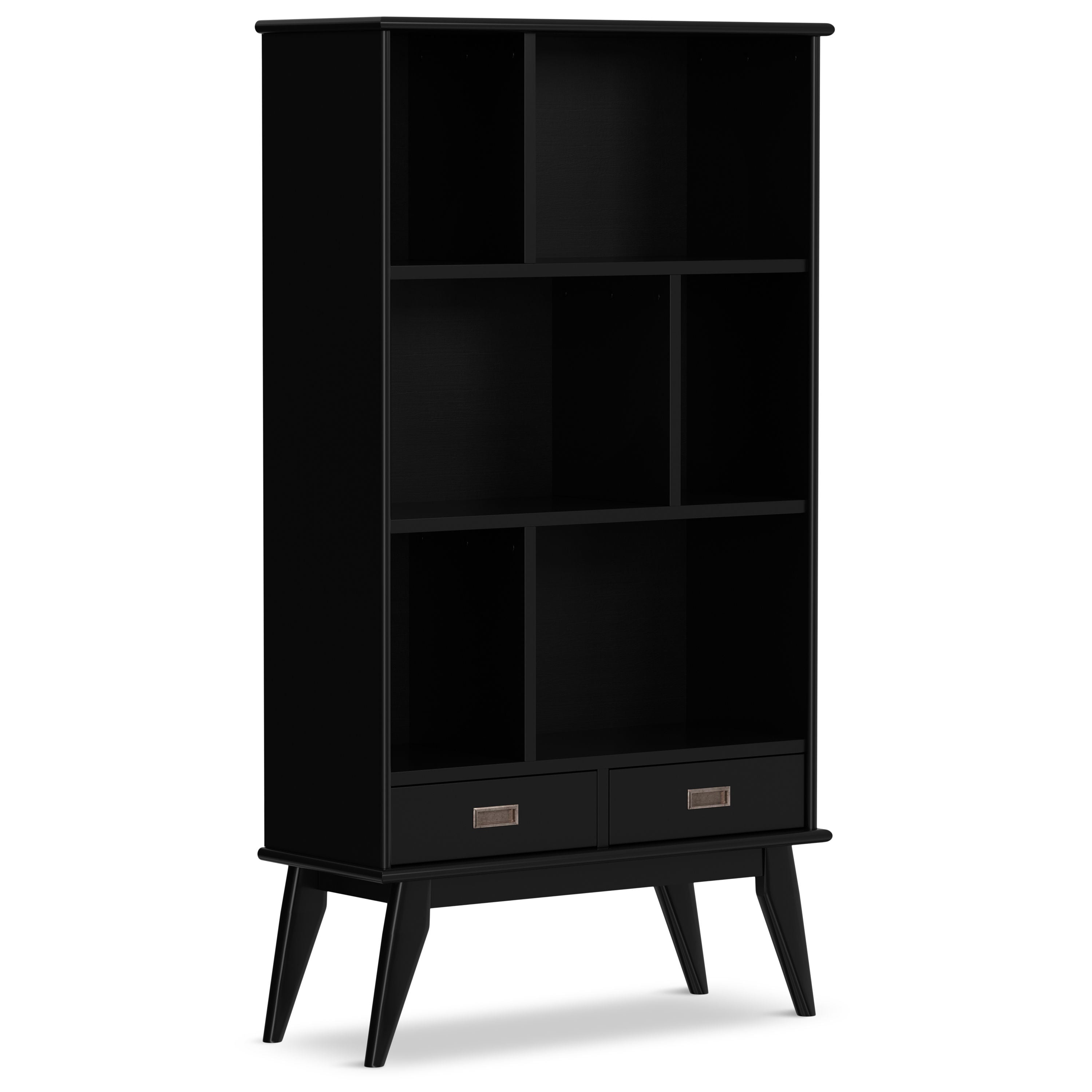 Draper - Mid Century Wide Bookcase And Storage Unit - Best Buy Furniture