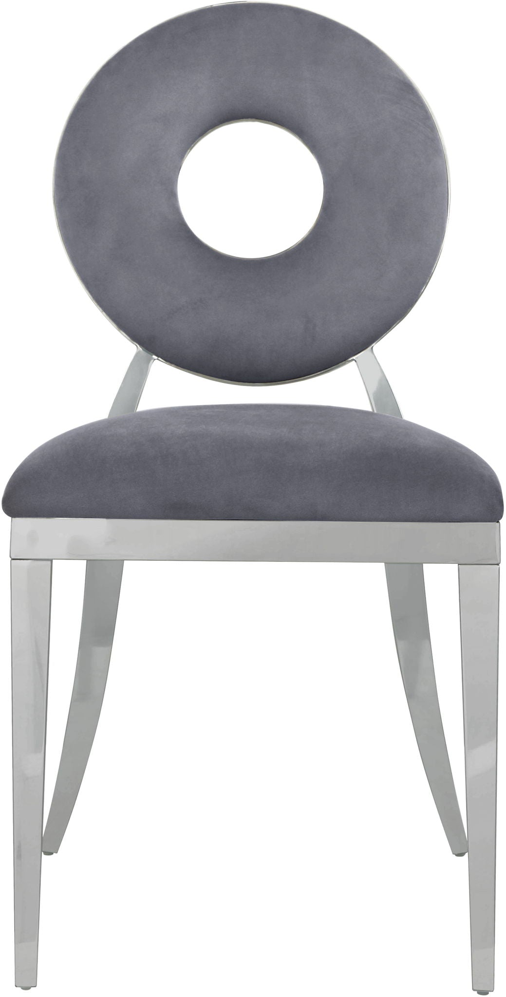 Carousel - Dining Chair with Chrome Legs (Set of 2)