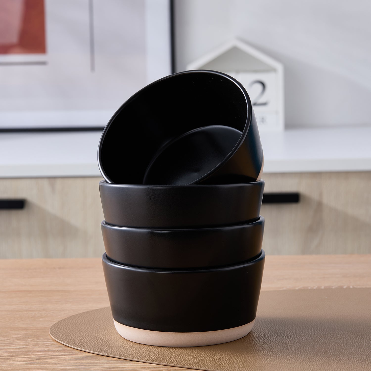 Jules Stoneware Dinnerware Set - Black