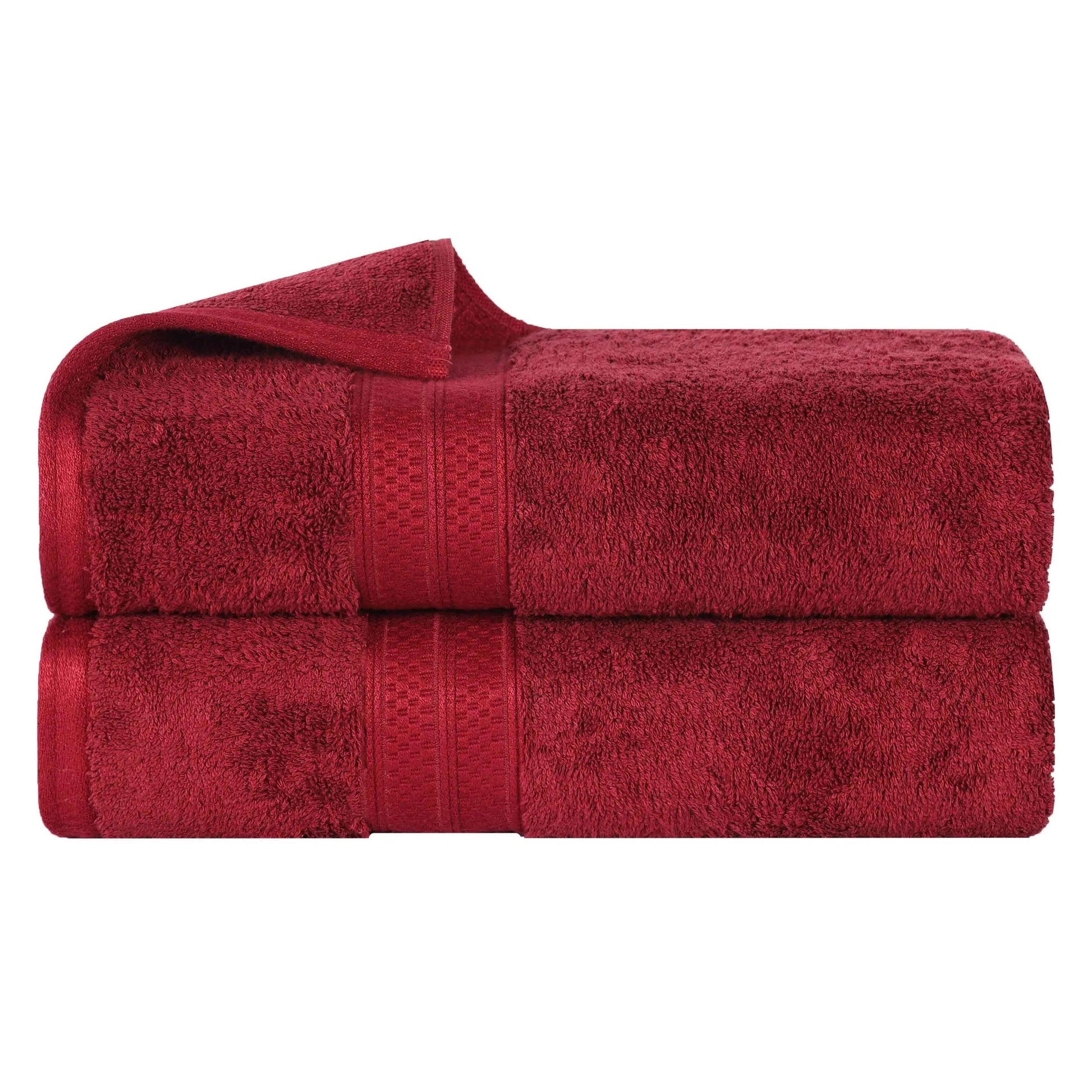 Rayon from Bamboo Cotton Blend Bath Towel Set of 2 - Bath Towel by Superior Brand