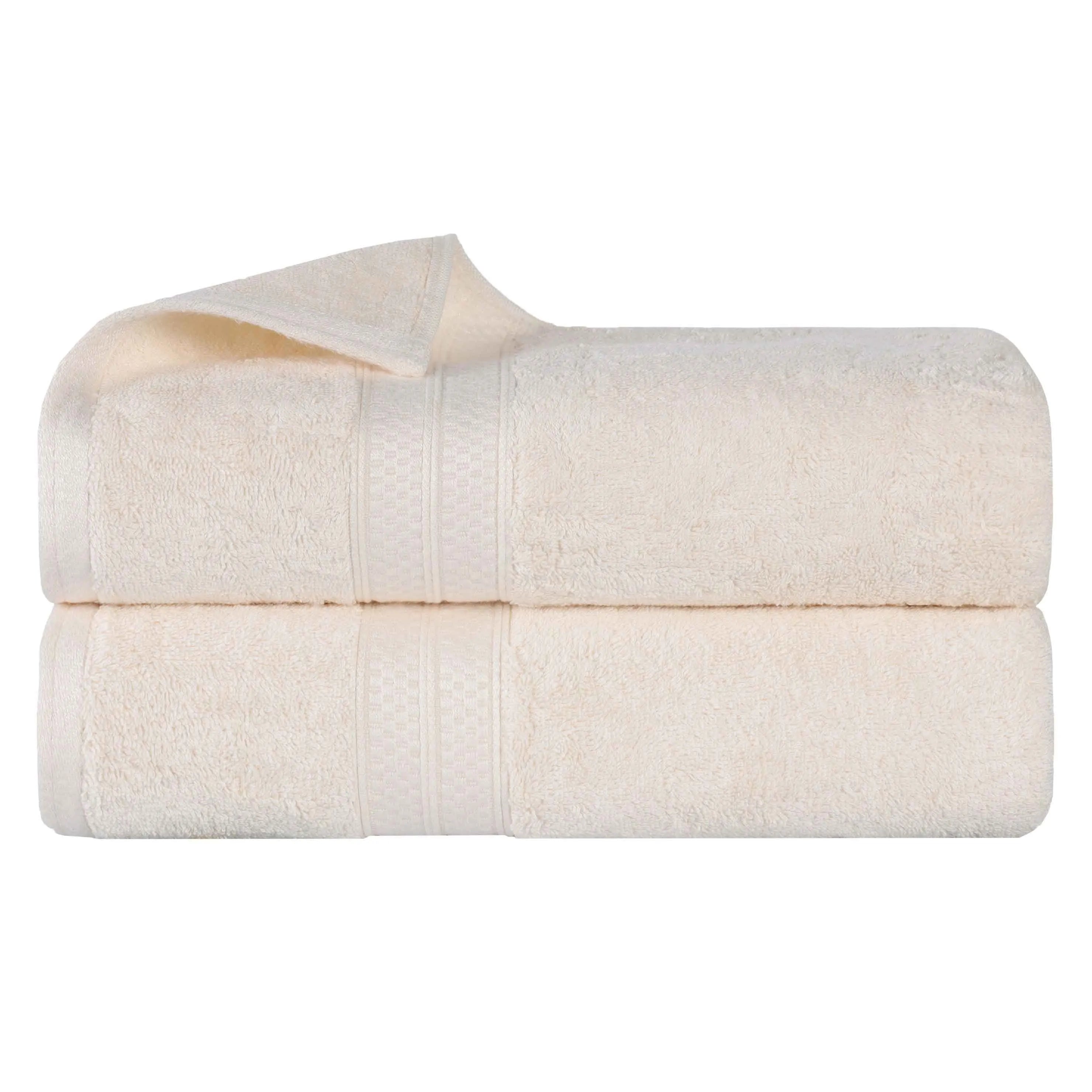 Rayon from Bamboo Cotton Blend Bath Towel Set of 2 - Bath Towel by Superior Brand