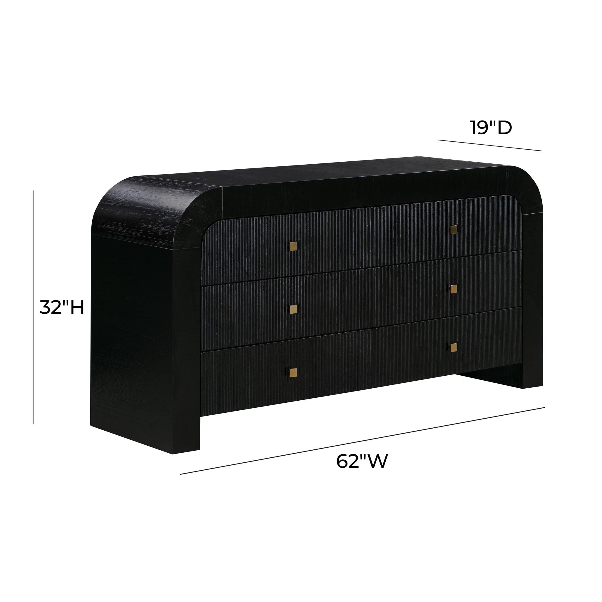 Hump - 6 Drawer Dresser
